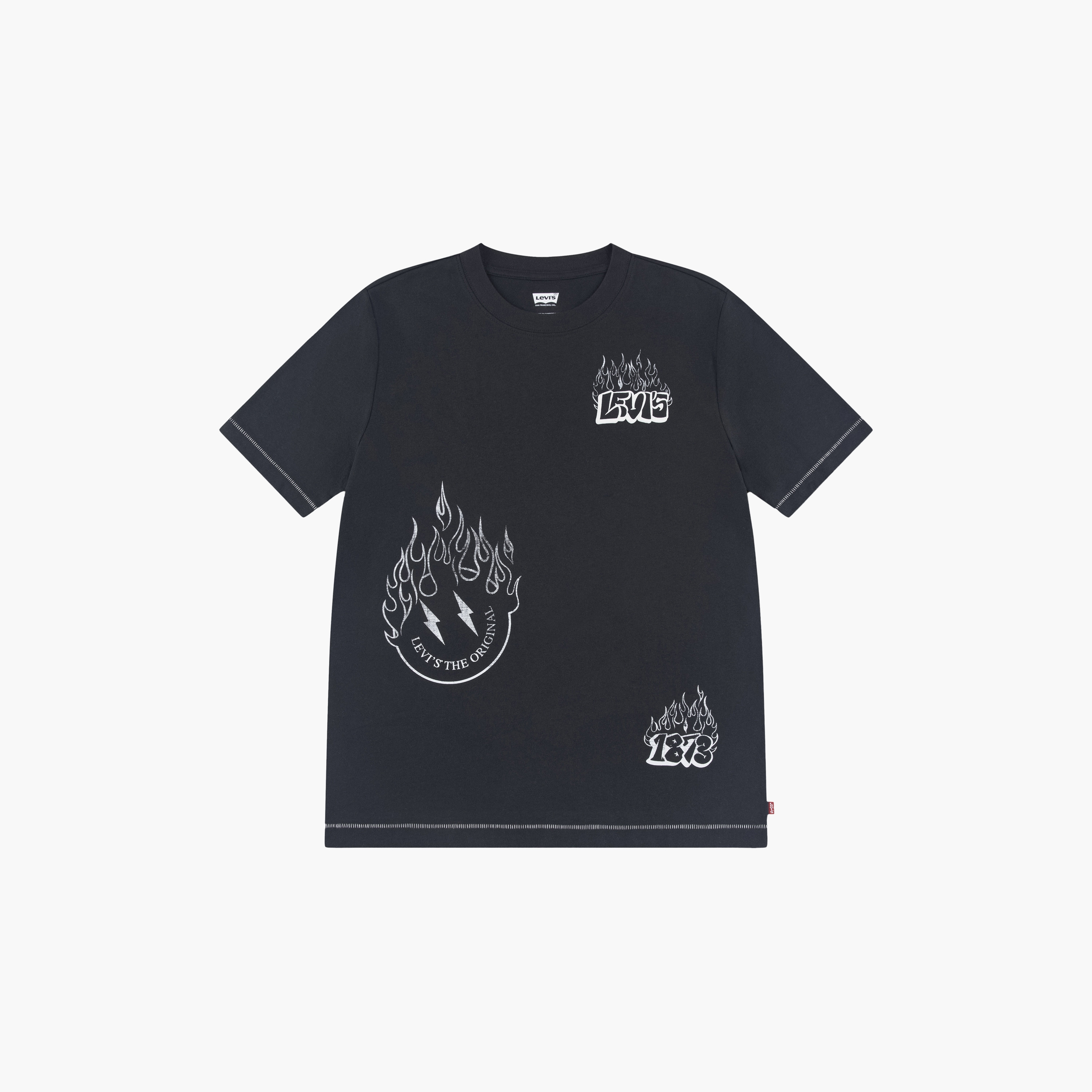 Levi's LVB On Fire Printed T-Shirt-boys-clothing-tshirtsandpolos-image-1