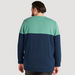 Cut and Sew Sweatshirt with Crew Neck and Long Sleeves-Hoodies and Sweatshirts-thumbnail-3