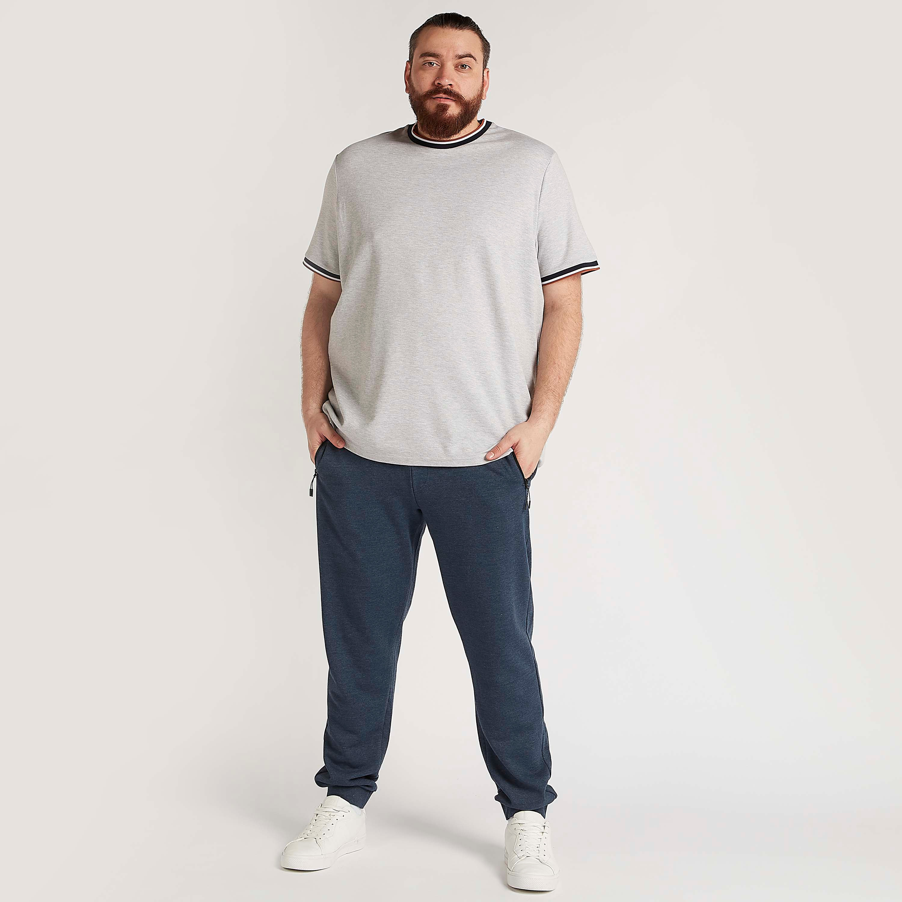 Solid T-shirt with Short Sleeves and Crew Neck-men-clothing-tshirtsandpolos-tshirts-image-2