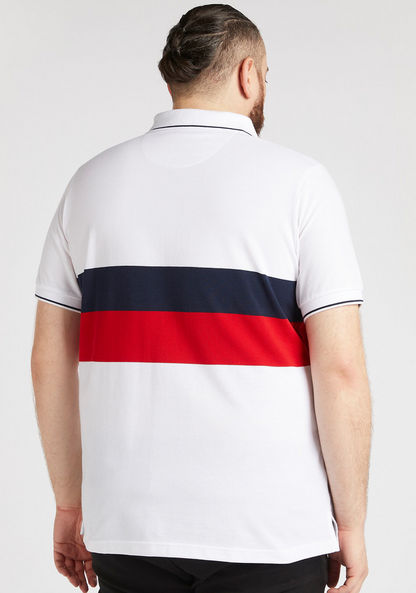 Printed Polo T-shirt with Short Sleeves