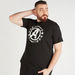 Avengers Print Crew Neck T-shirt with Short Sleeves-T Shirts-thumbnail-4