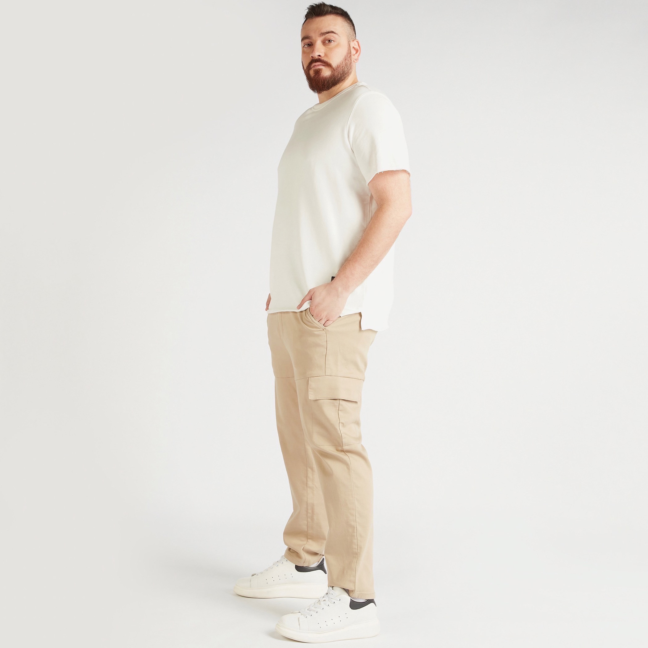 Solid Cargo Pants with Elasticated Waistband and Pockets-men-clothing-trousersandchinos-trousers-image-2