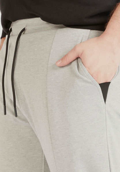 High-Rise Joggers with Drawstring Closure