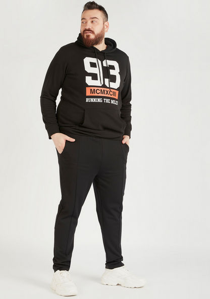 High-Rise Joggers with Drawstring Closure