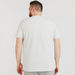 Embroidered Crew Neck T-shirt with Short Sleeves-T Shirts-thumbnailMobile-3