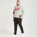Printed Crew Neck Sweatshirt with Long Sleeves-Hoodies & Sweatshirts-thumbnailMobile-1