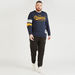 Typographic Print Crew Neck Sweatshirt with Long Sleeves-Hoodies & Sweatshirts-thumbnail-5