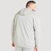 Solid Zip Through Hoodie with Long Sleeves and Pockets-Hoodies & Sweatshirts-thumbnail-3