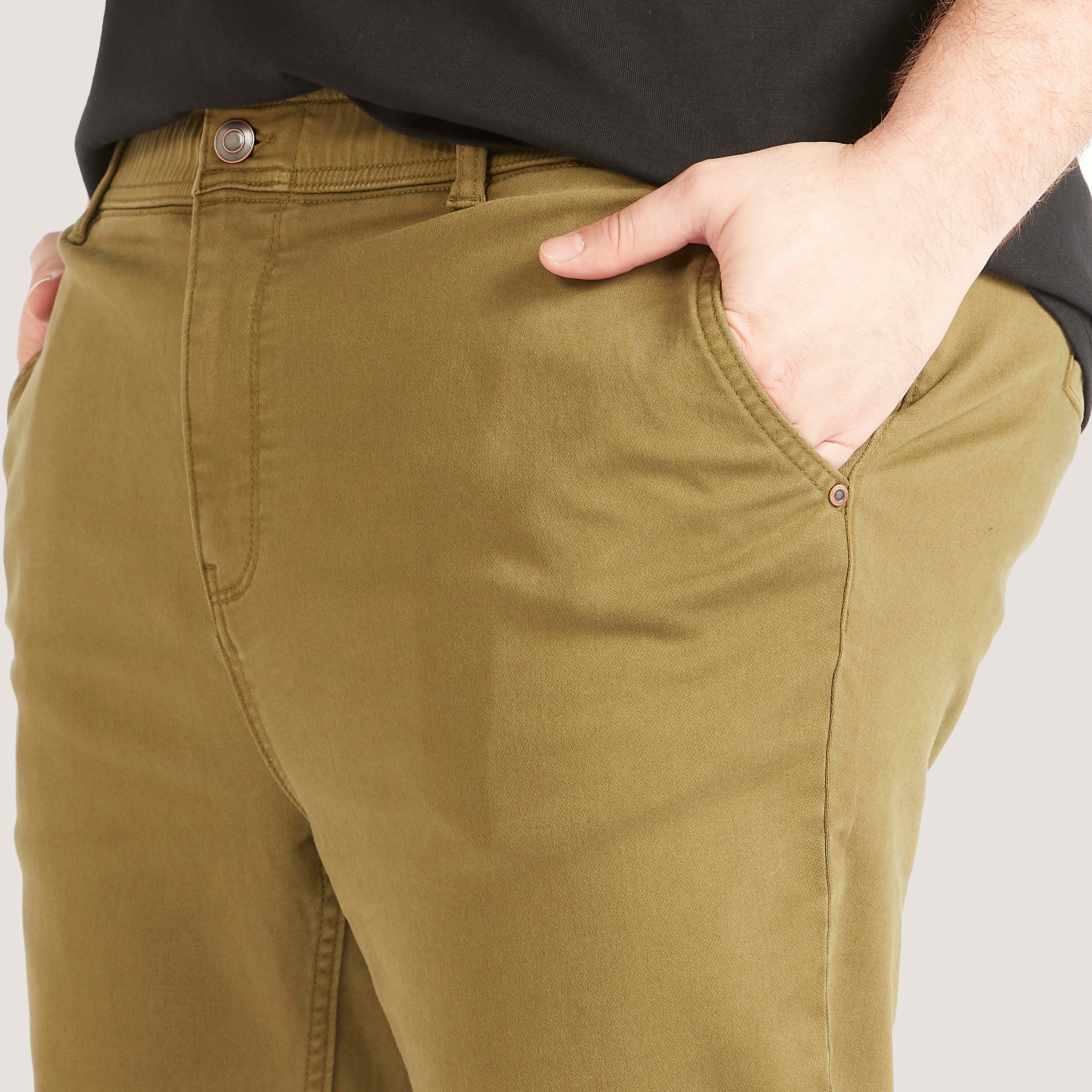 بنطلون سادة بجيوب وزر إغلاق-men-clothing-trousersandchinos-trousers-image-3