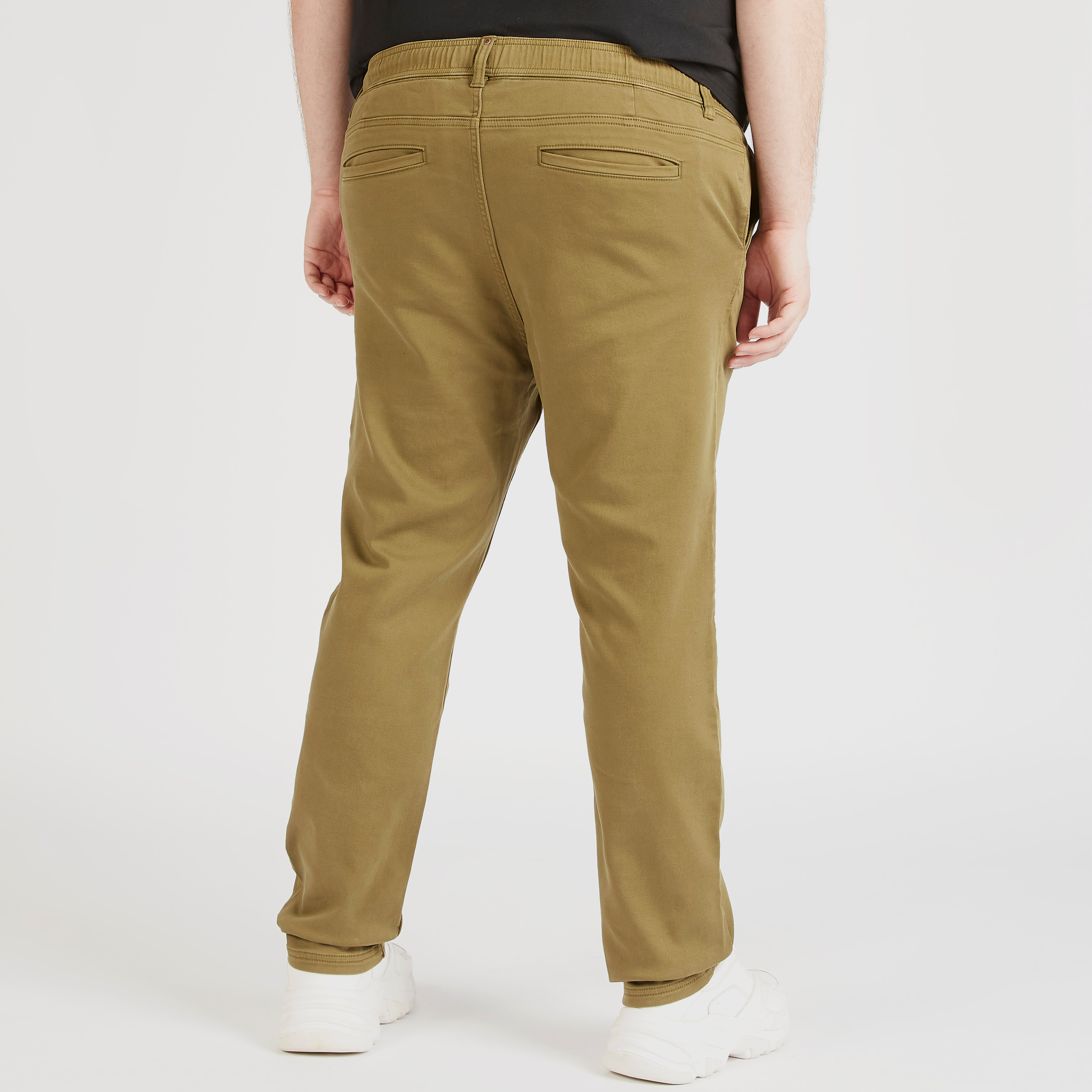 بنطلون سادة بجيوب وزر إغلاق-men-clothing-trousersandchinos-trousers-image-4