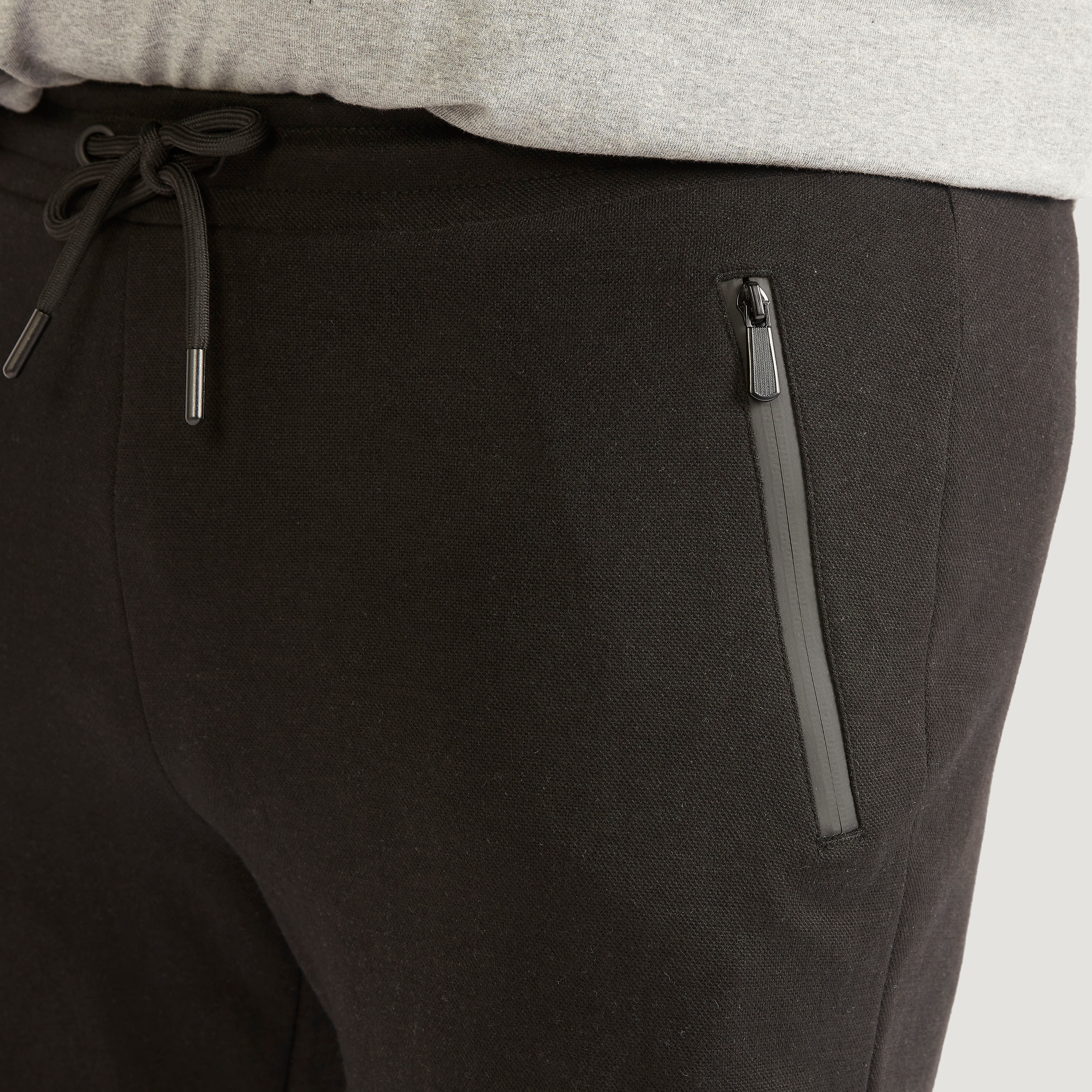 Solid Joggers with Drawstring Closure and Zip Pockets-men-clothing-bottoms-joggers-image-7