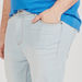 Solid Mid-Rise Jeans with Button Closure and Pockets-Jeans-thumbnailMobile-2