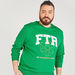 Printed Crew Neck Sweatshirt with Long Sleeves-Hoodies & Sweatshirts-thumbnailMobile-0