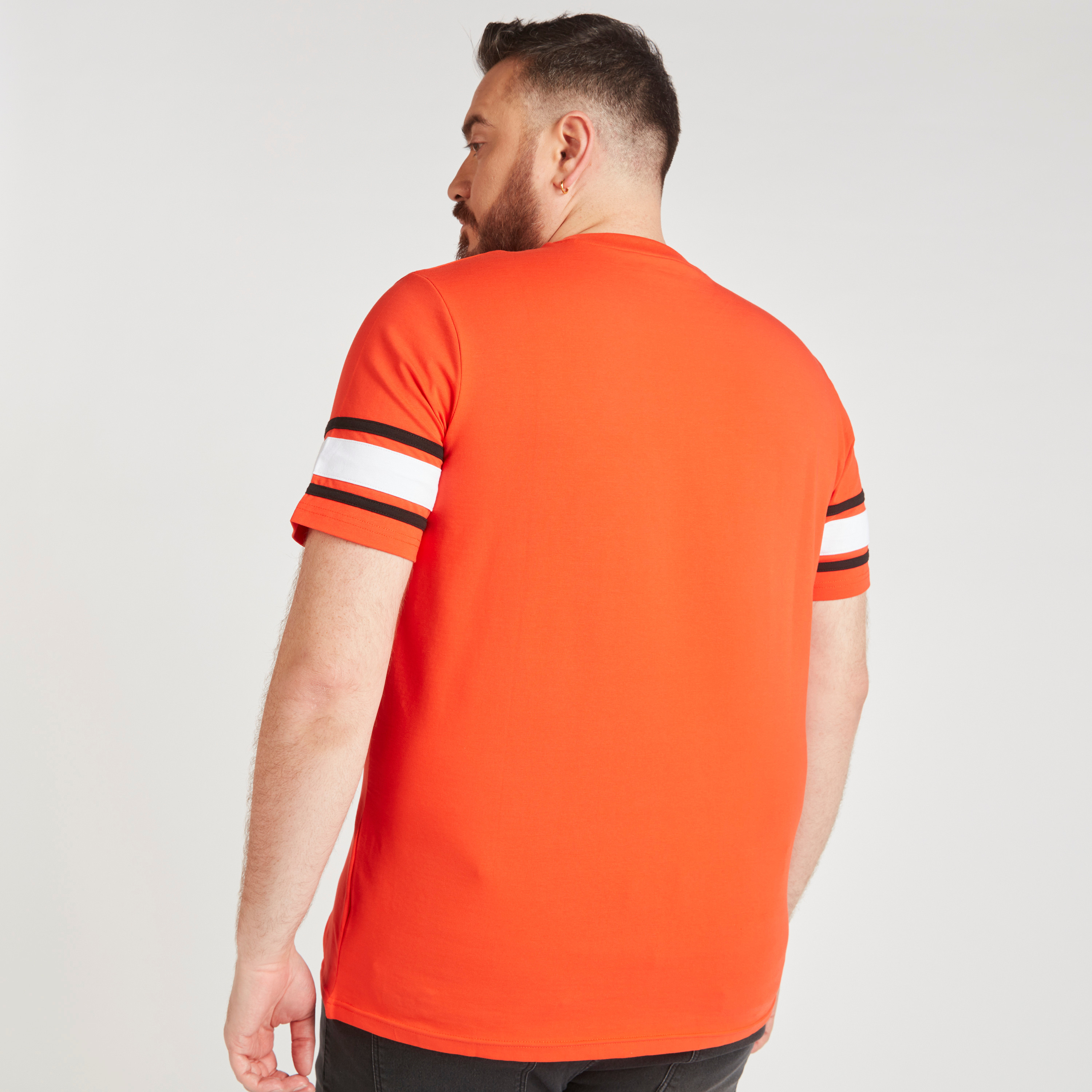 Printed T-shirt with Short Sleeves and Crew Neck-men-clothing-tshirtsandpolos-tshirts-image-4