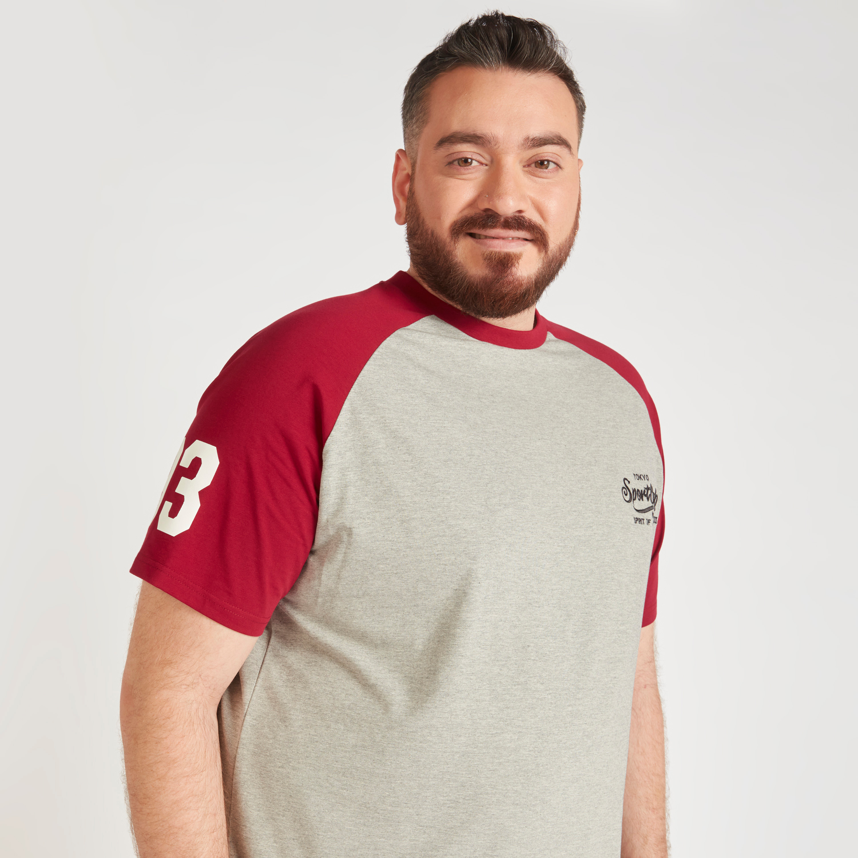 Text Print T-shirt with Short Sleeves and Crew Neck-men-clothing-tshirtsandpolos-tshirts-image-3