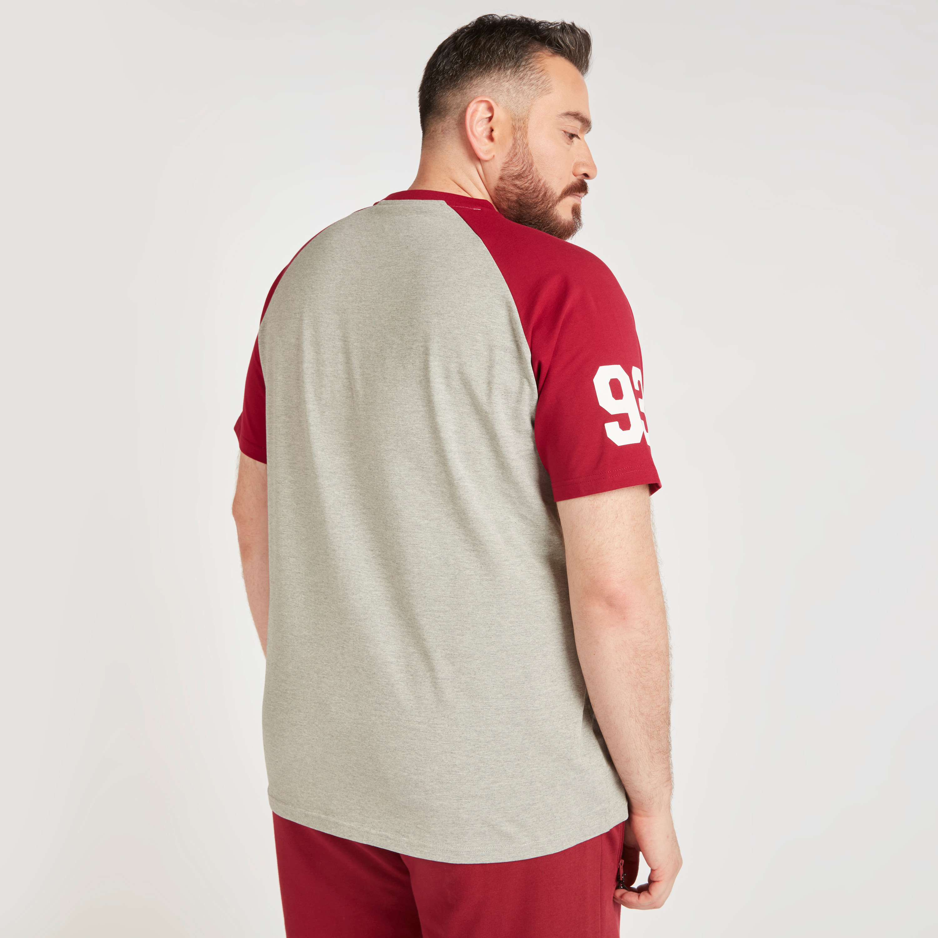 Text Print T-shirt with Short Sleeves and Crew Neck-men-clothing-tshirtsandpolos-tshirts-image-4
