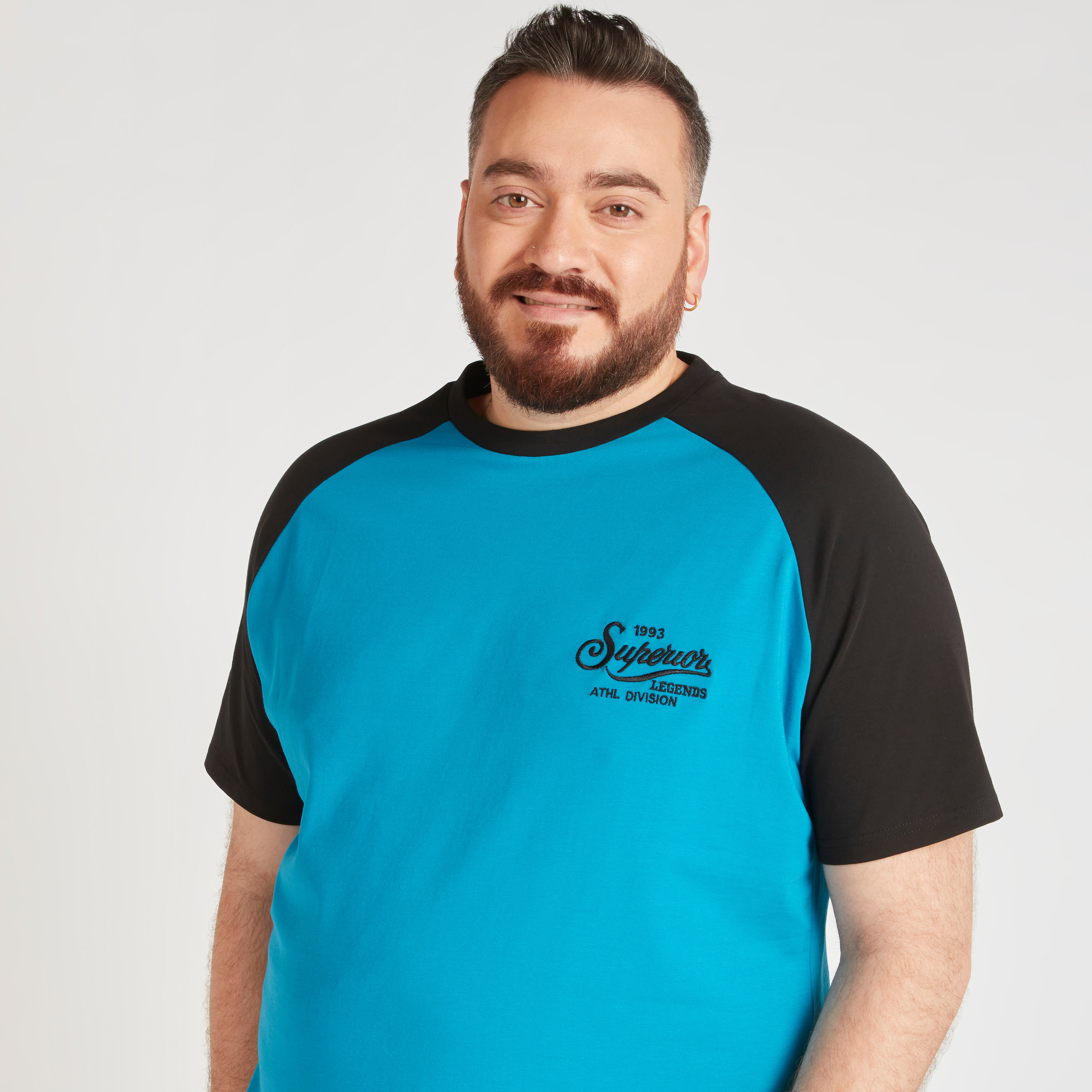 Text Print T-shirt with Short Sleeves and Crew Neck-men-clothing-tshirtsandpolos-tshirts-image-7