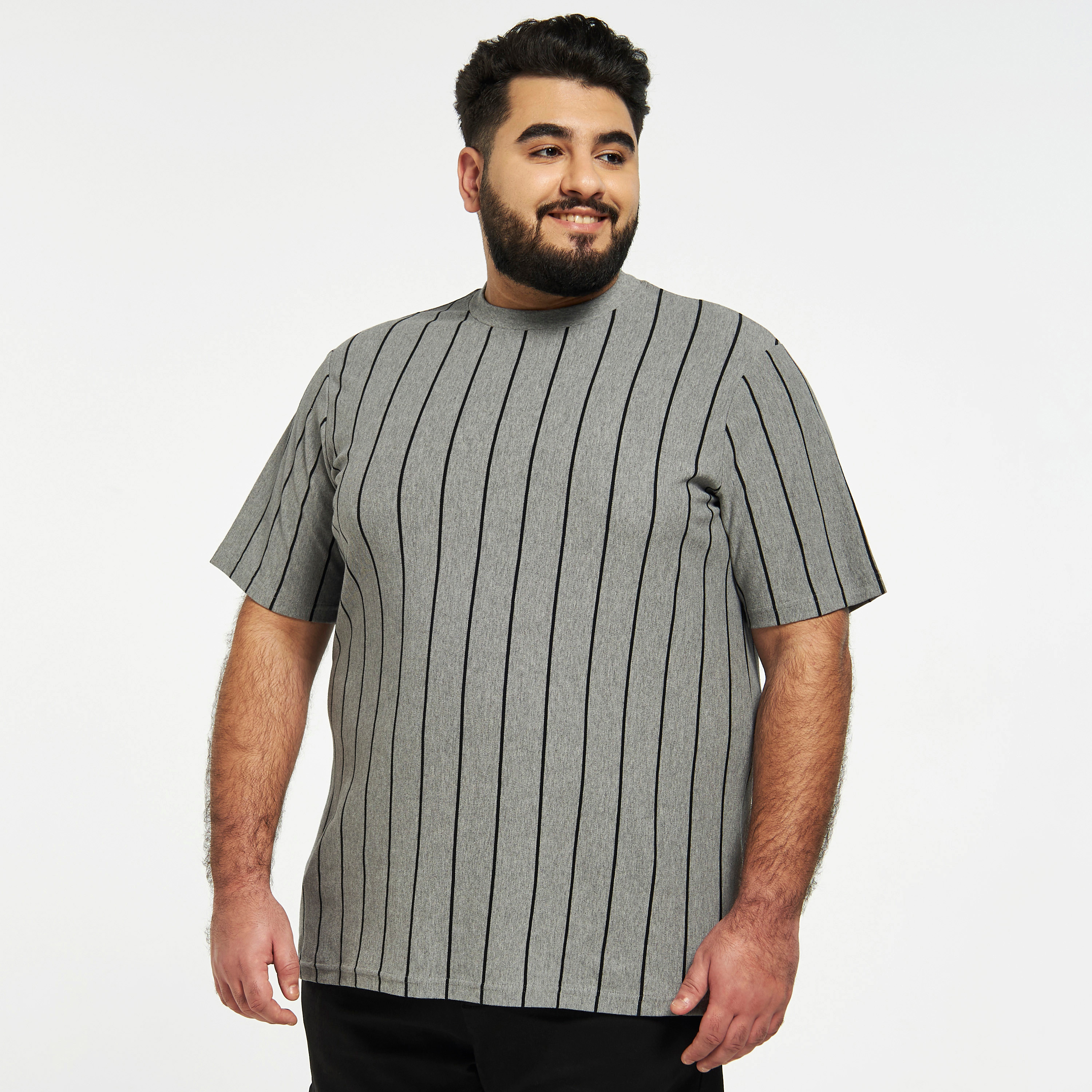 Striped t outlet shirt plus size