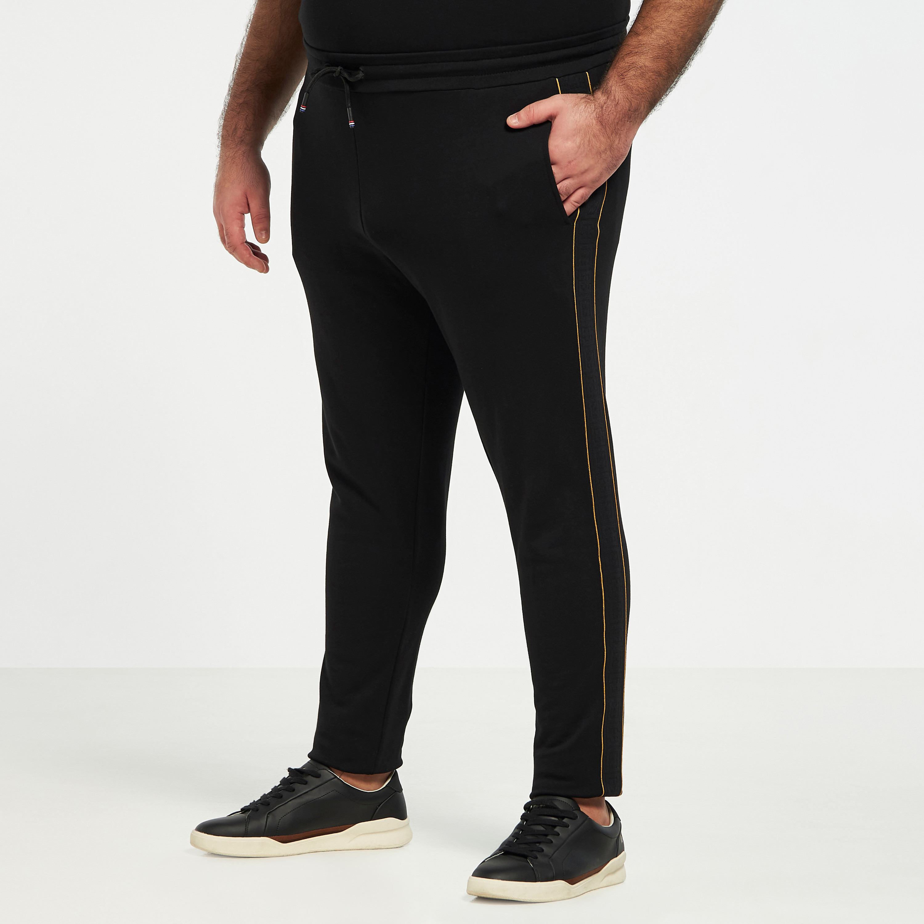 Plus size best sale slim fit joggers