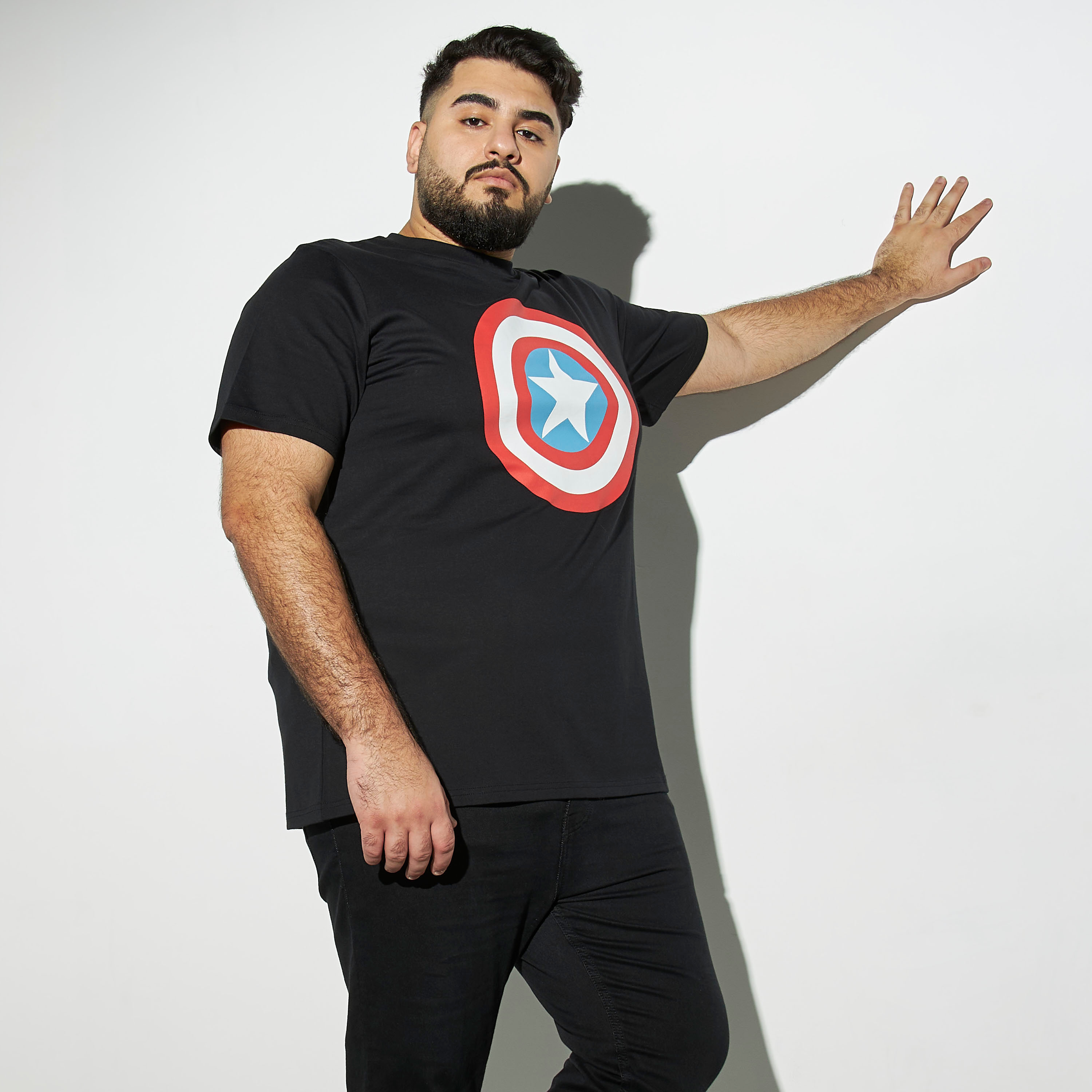 Plus size hot sale avengers shirt