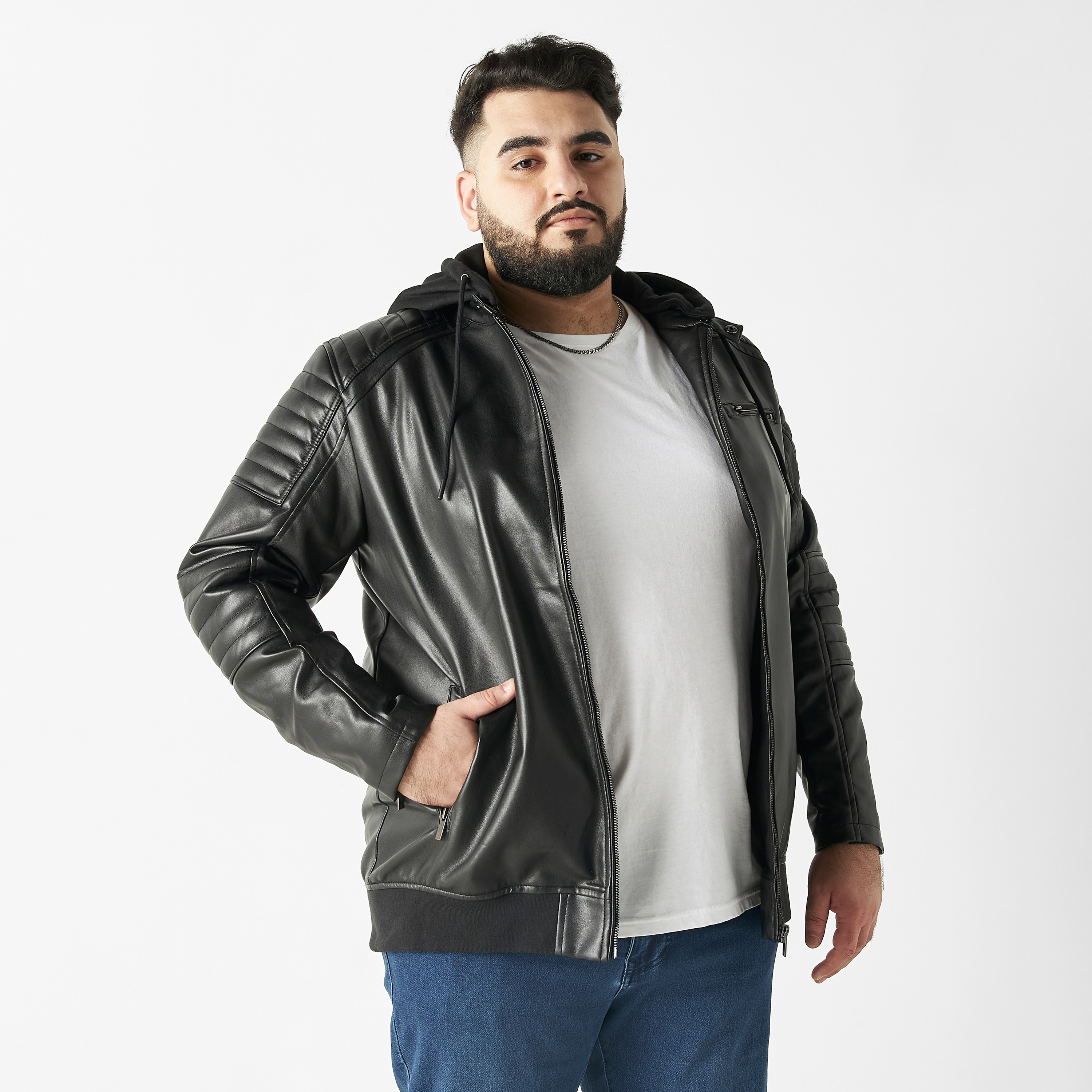 Plus Size Fringe Real Leather Biker Jacket | Nasty Gal