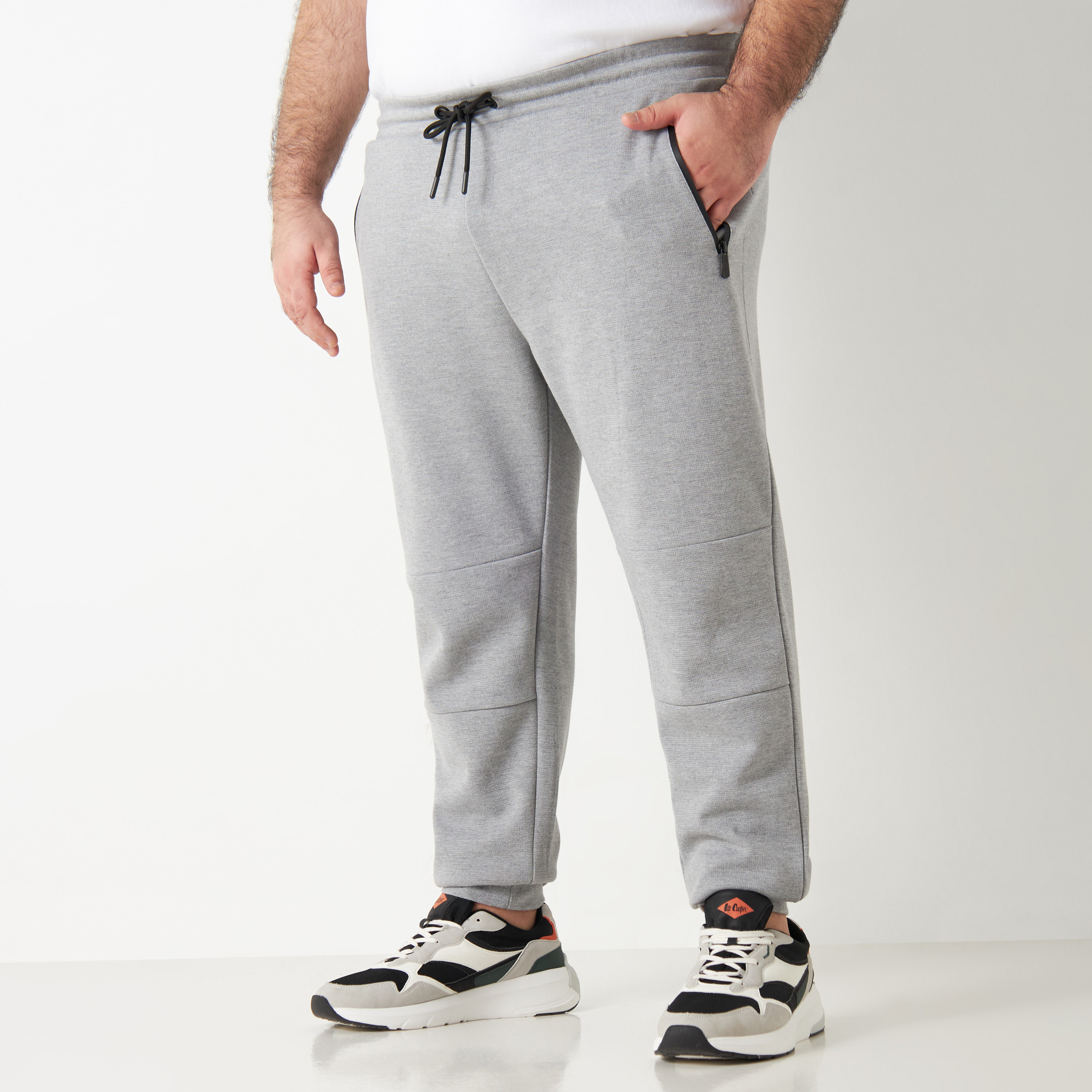 Plus size joggers with pockets sale