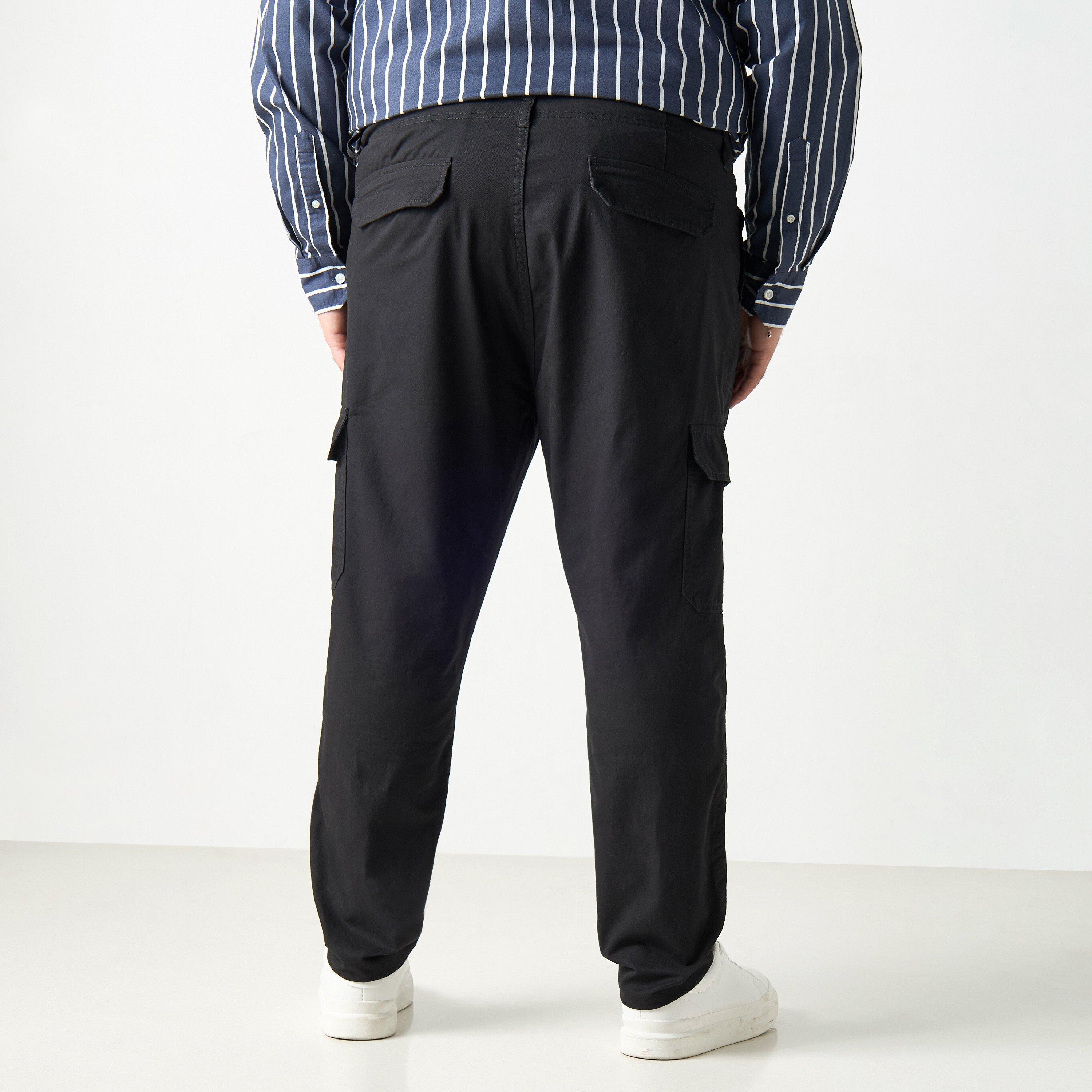 Plus Size Cargo Pants with Pockets-men-clothing-bottoms-trousersandchinos-trousers-image-3