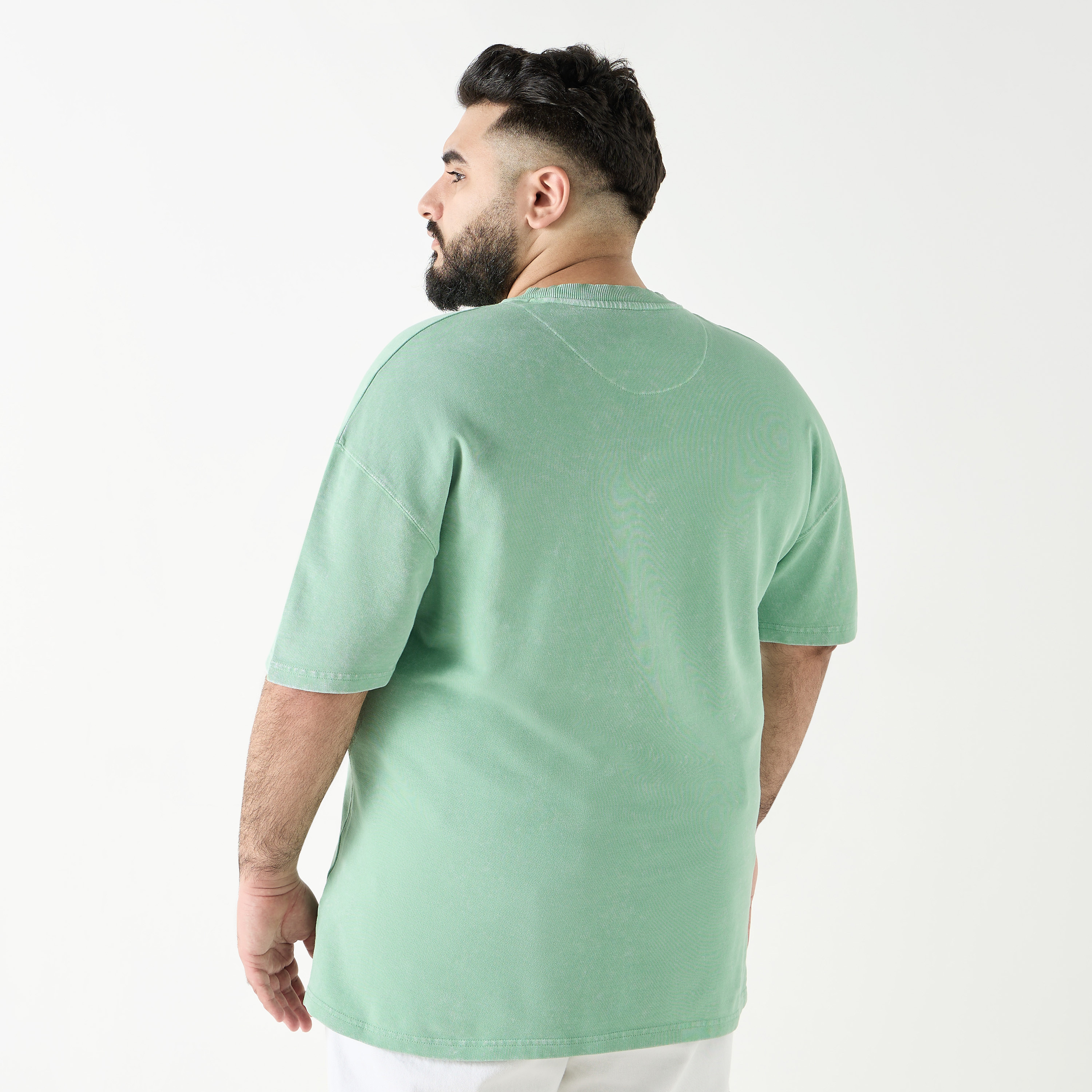 Plus Size Crew Neck T-shirt with Short Sleeves-men-clothing-tshirtsandpolos-tshirts-image-3