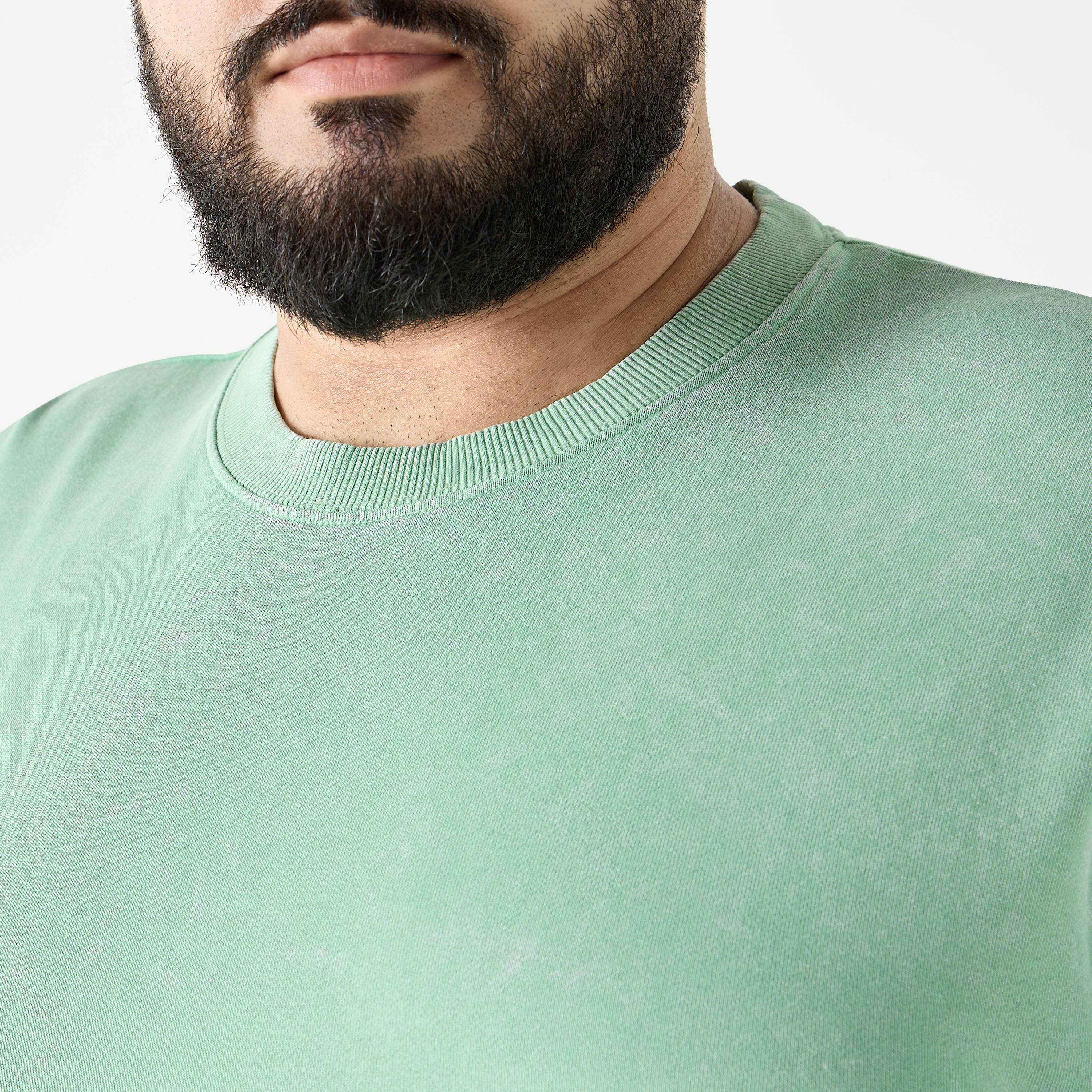 Plus Size Crew Neck T-shirt with Short Sleeves-men-clothing-tshirtsandpolos-tshirts-image-4