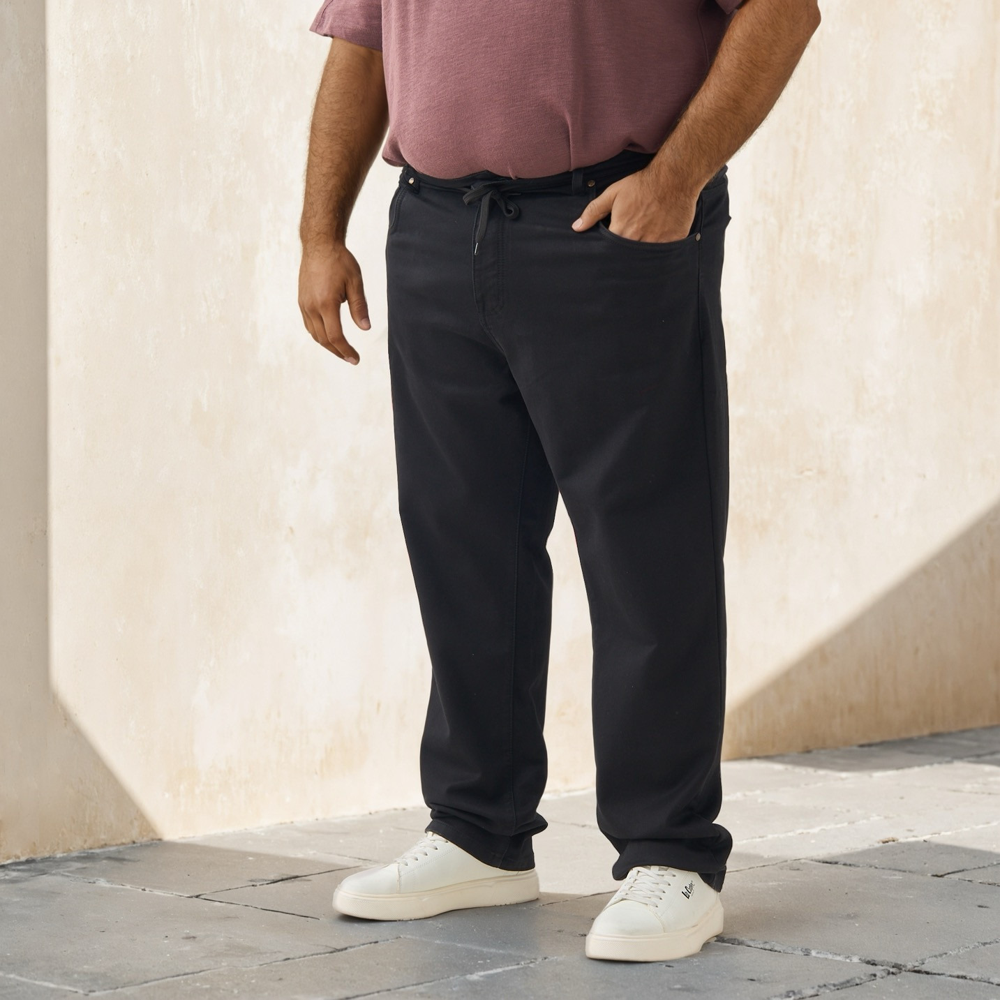Men Regular Fit Flexi Waist Jeans-men-clothing-bottoms-jeans-image-1