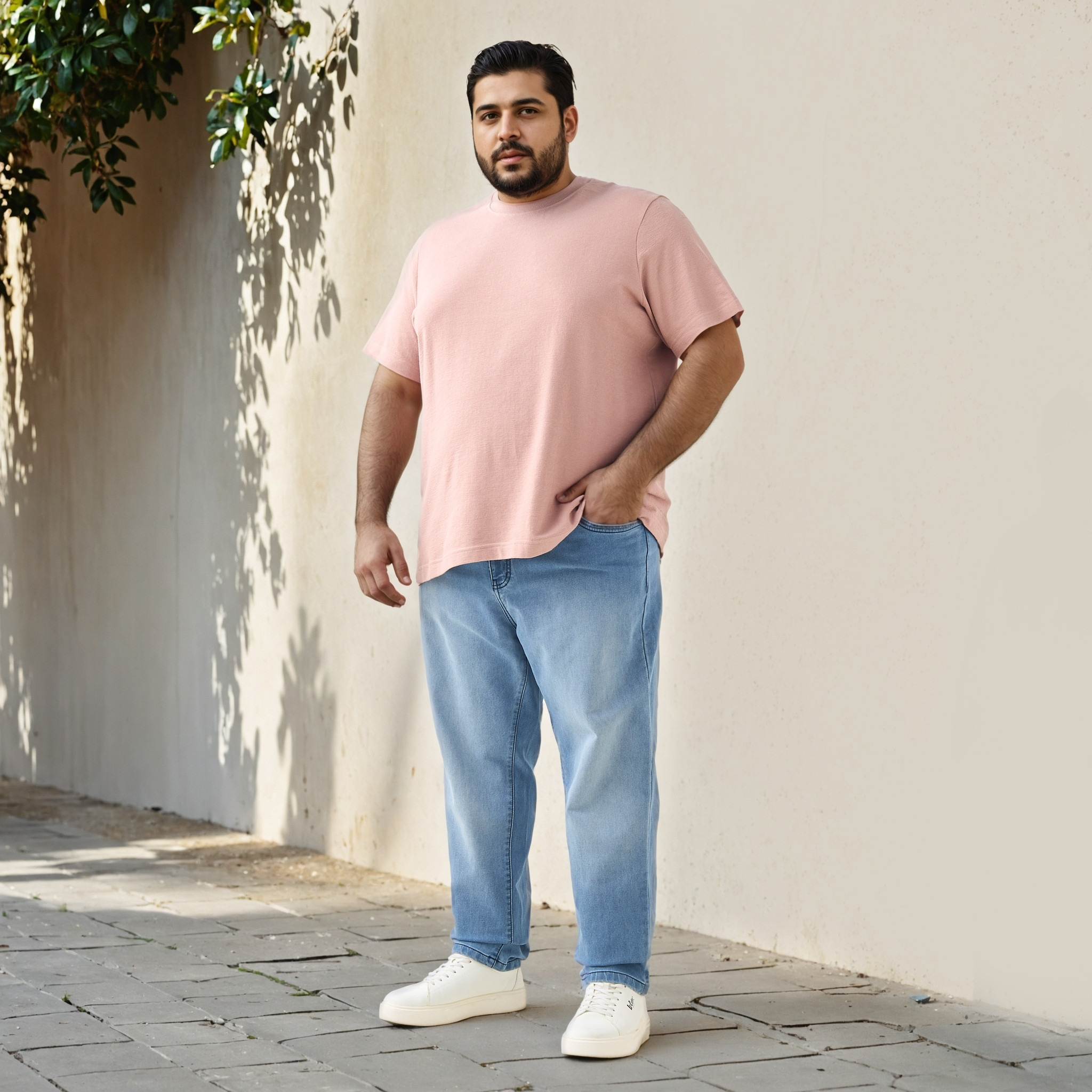 Men Regular Fit Flexi Waist Jeans-men-clothing-bottoms-jeans-image-2