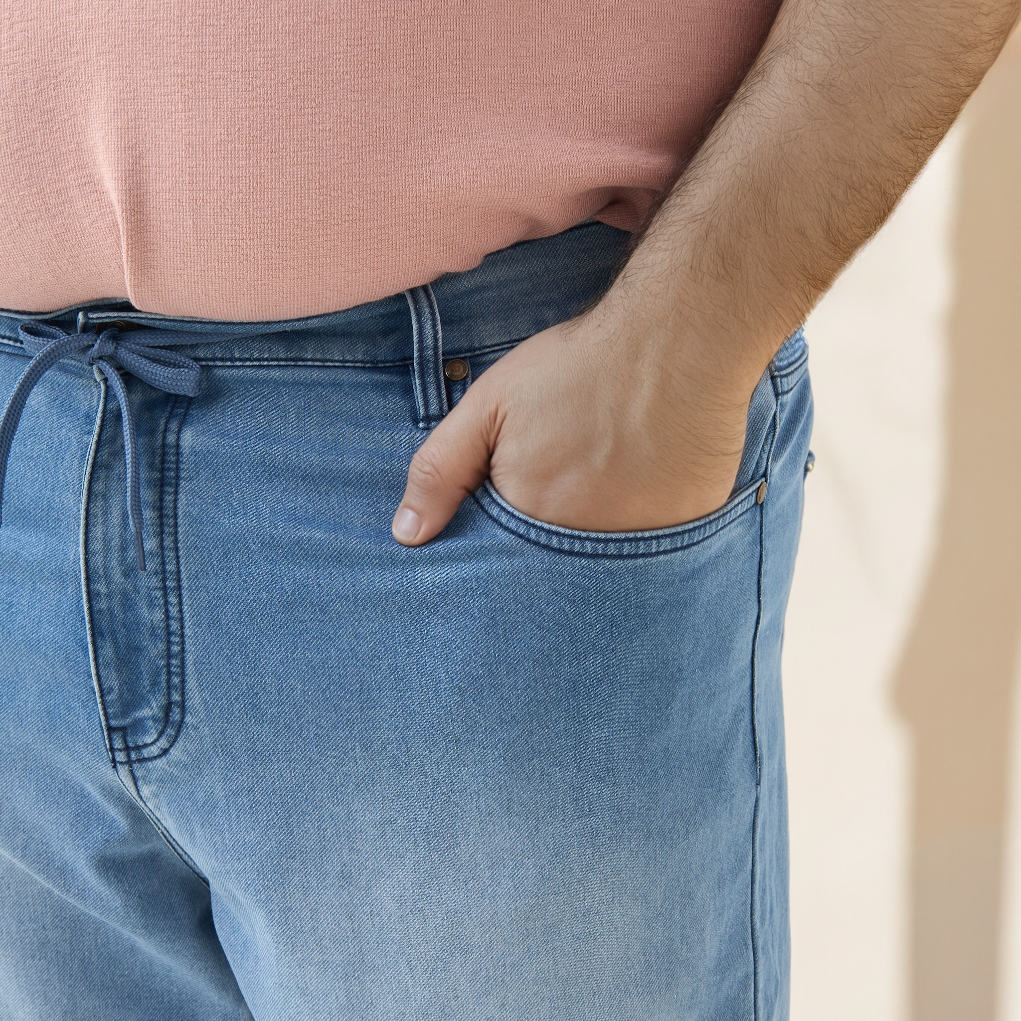 Men Regular Fit Flexi Waist Jeans-men-clothing-bottoms-jeans-image-4