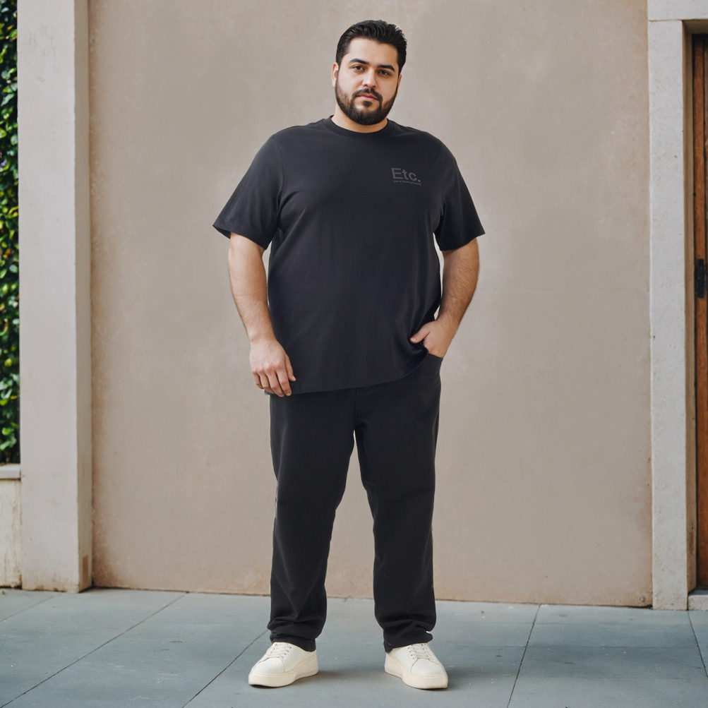 Plus Size Printed Core T-shirt with Crew Neck-men-clothing-tshirtsandpolos-tshirts-image-2