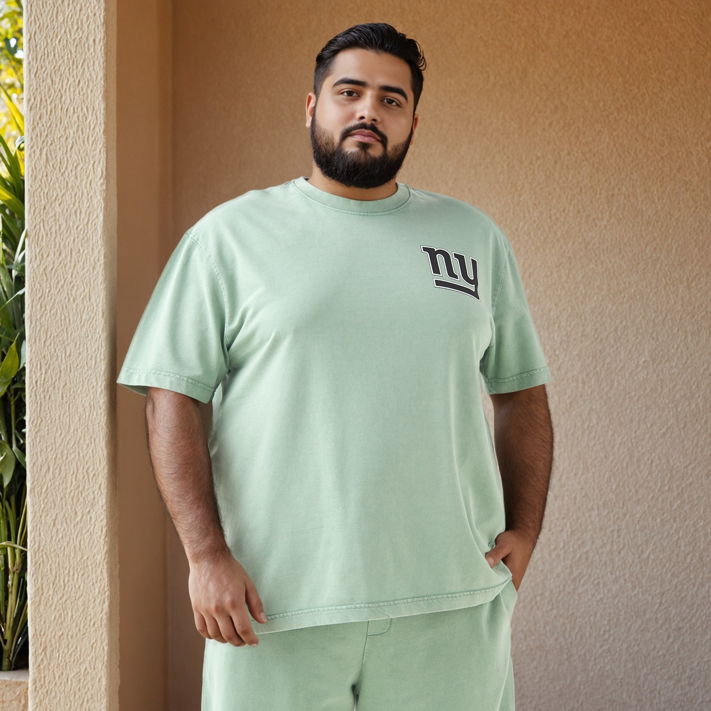 Plus Size New York Giants Print T-shirt-men-clothing-tshirtsandpolos-tshirts-image-1