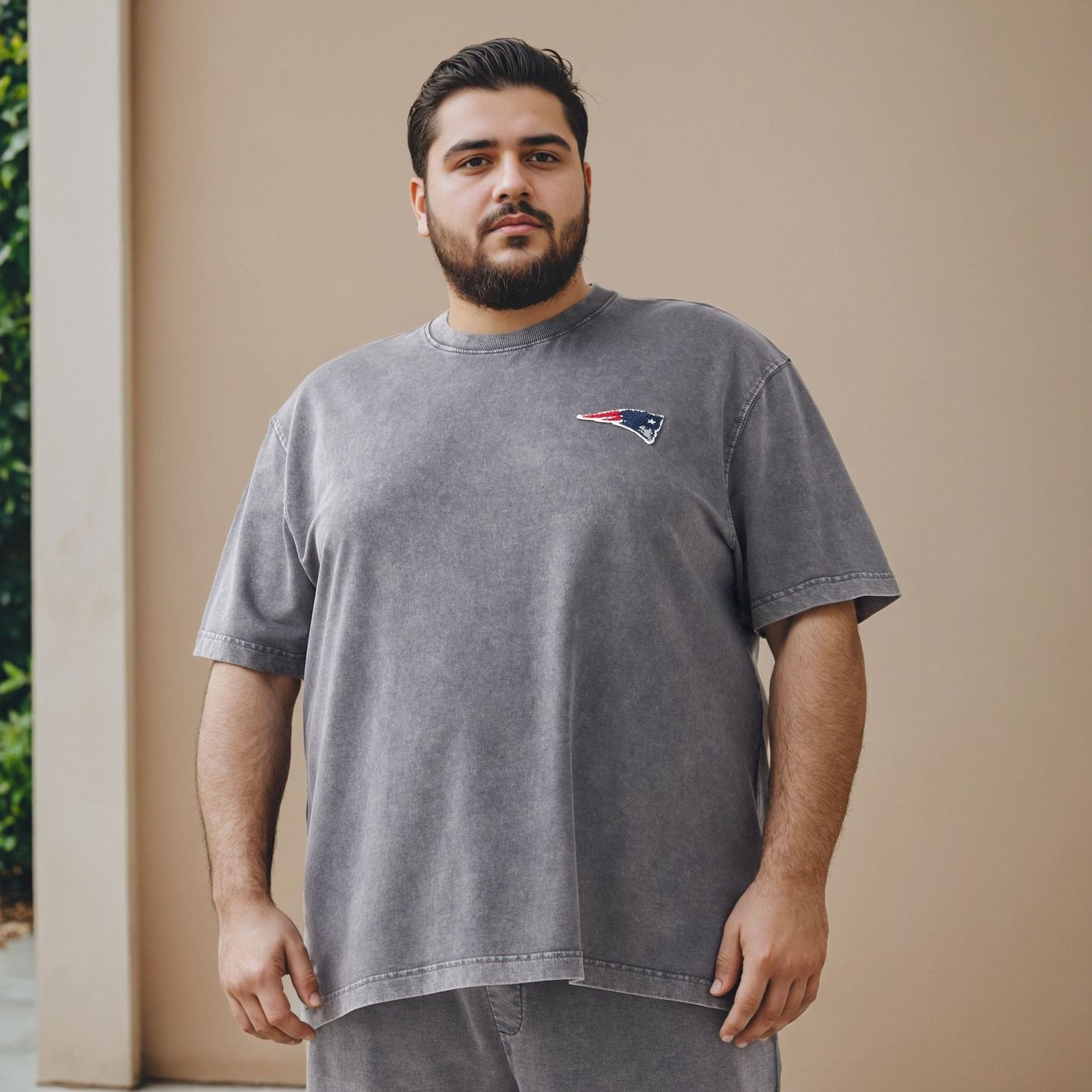 Plus Size The New England Patriots Print T-shirt-men-clothing-tshirtsandpolos-tshirts-image-1