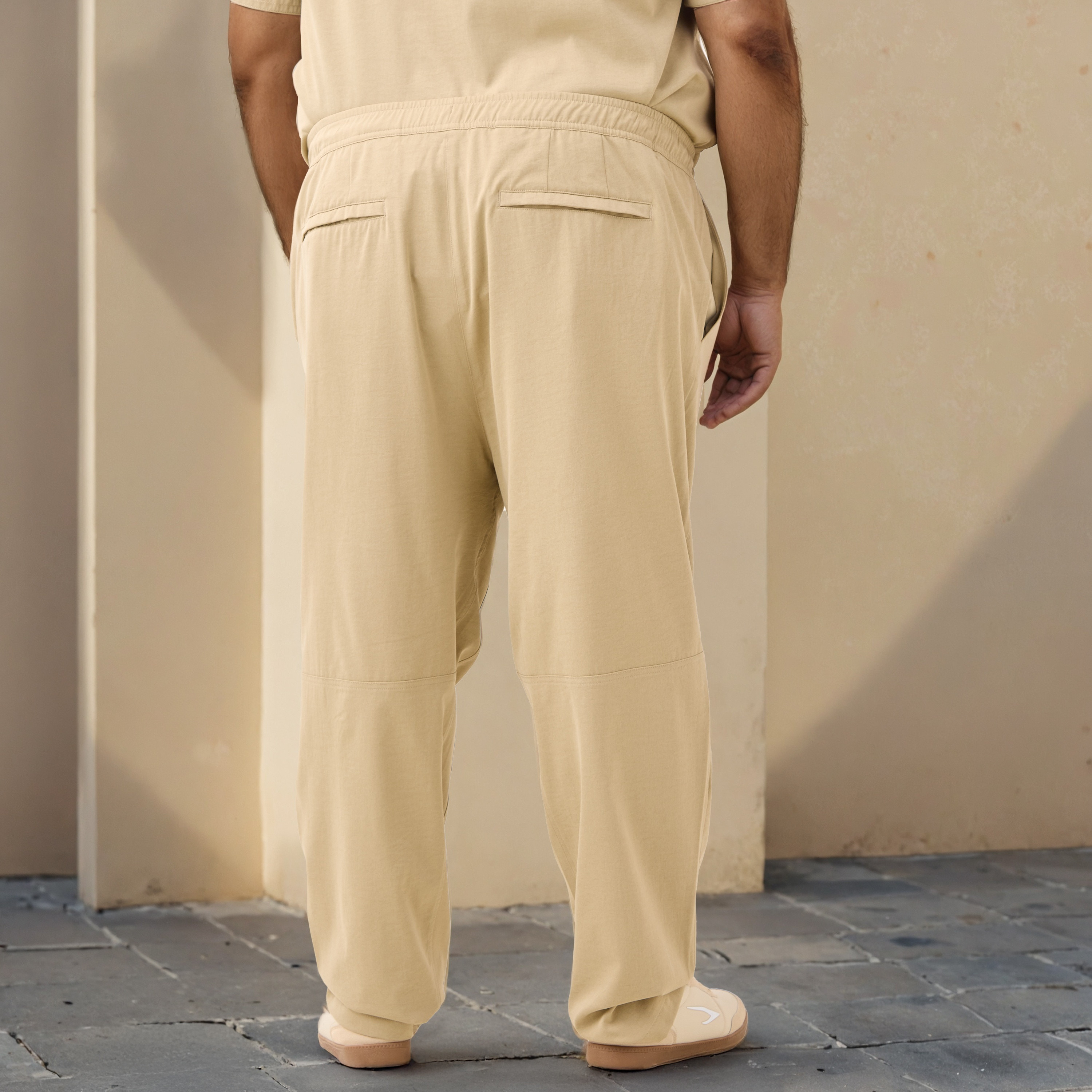 Plus Size Regular Fit Flexi Waist Pants-men-clothing-bottoms-trousersandchinos-trousers-image-3