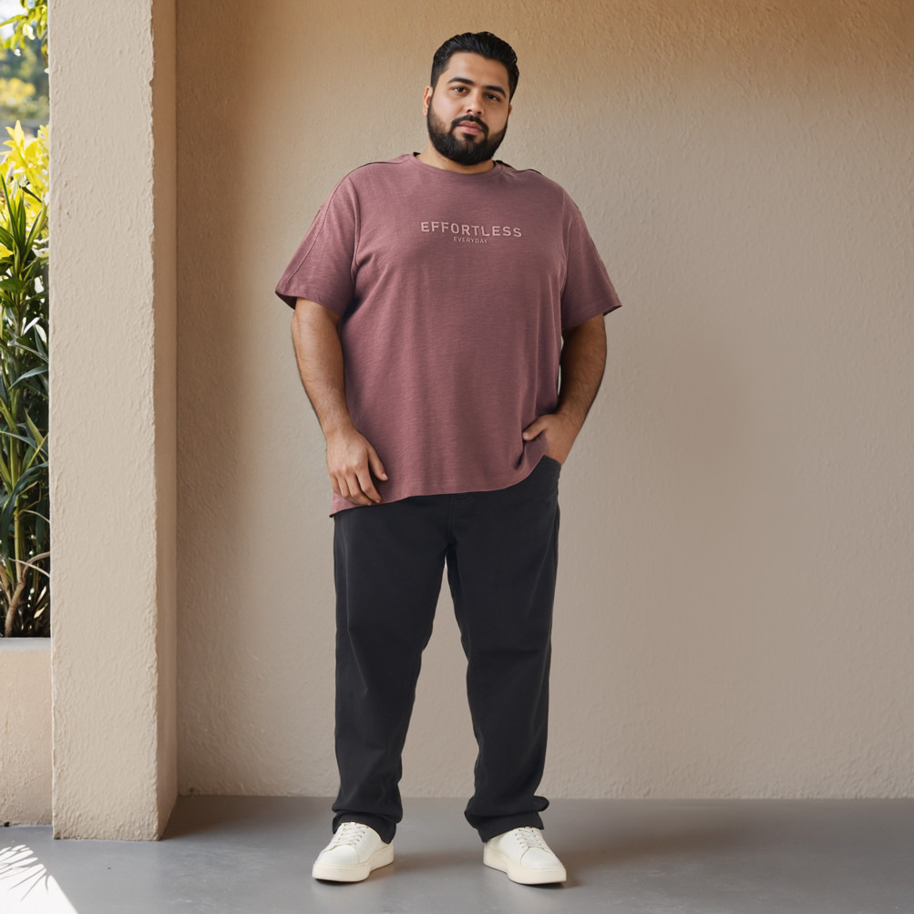 تيشيرت بمقاس كبير بتصاميم متعددة وبطبعات شعار-men-clothing-tshirtsandpolos-tshirts-image-2
