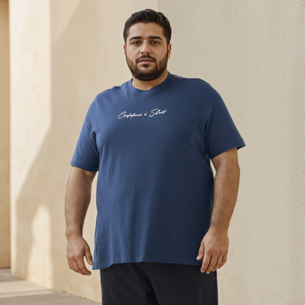 Plus Size Printed Core T-shirt with Crew Neck-men-clothing-tshirtsandpolos-tshirts-image-1