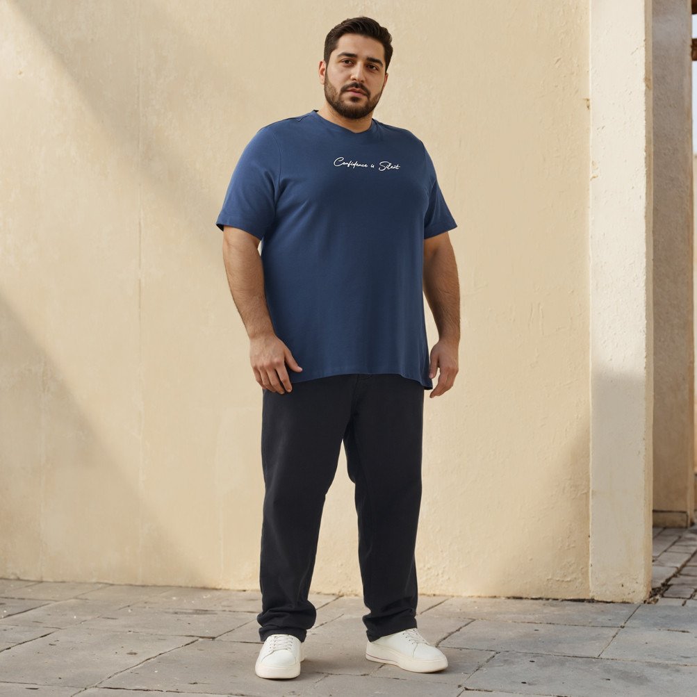 Plus Size Printed Core T-shirt with Crew Neck-men-clothing-tshirtsandpolos-tshirts-image-2