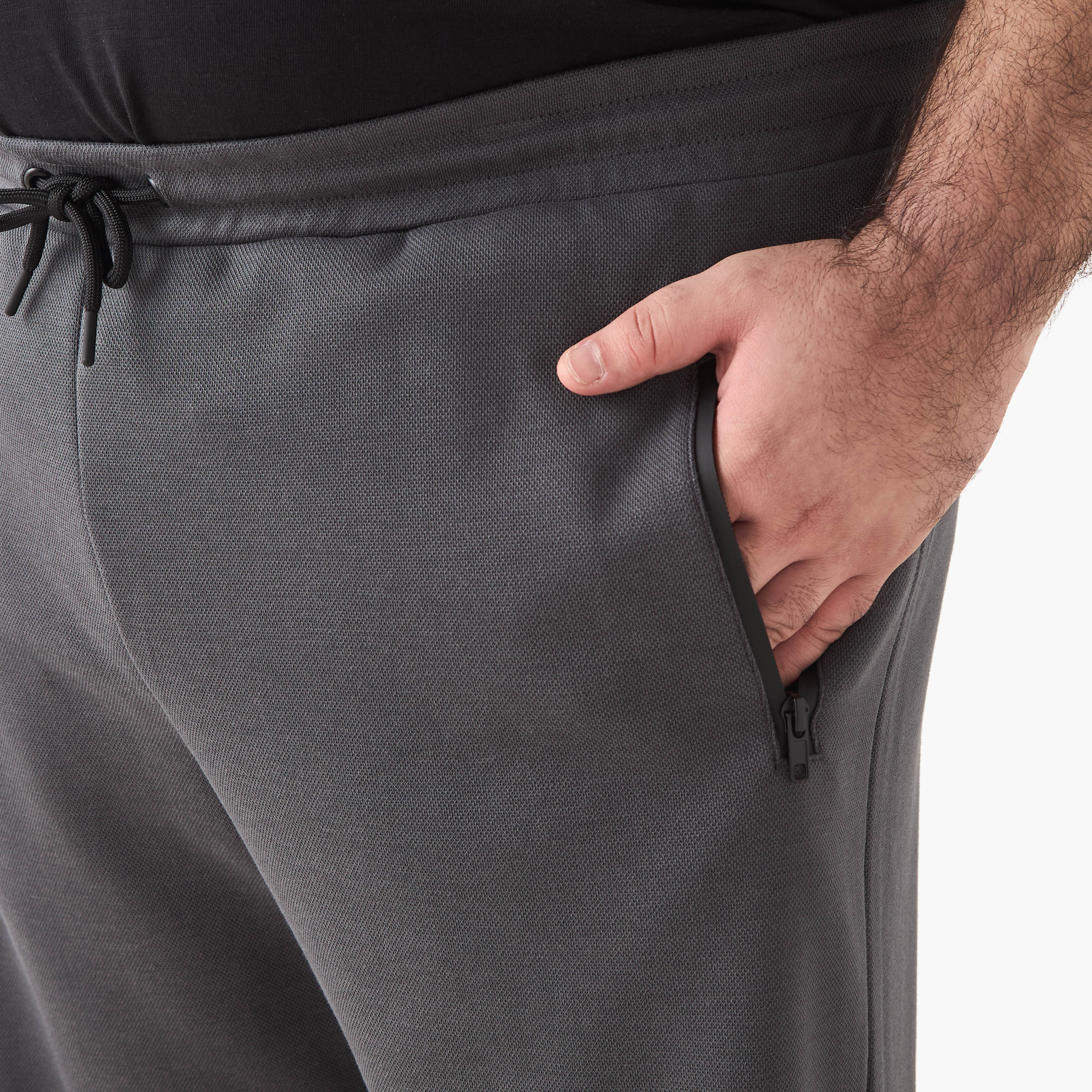 Men Regular Fit Joggers with Flexi Waist-men-clothing-bottoms-joggers-image-4