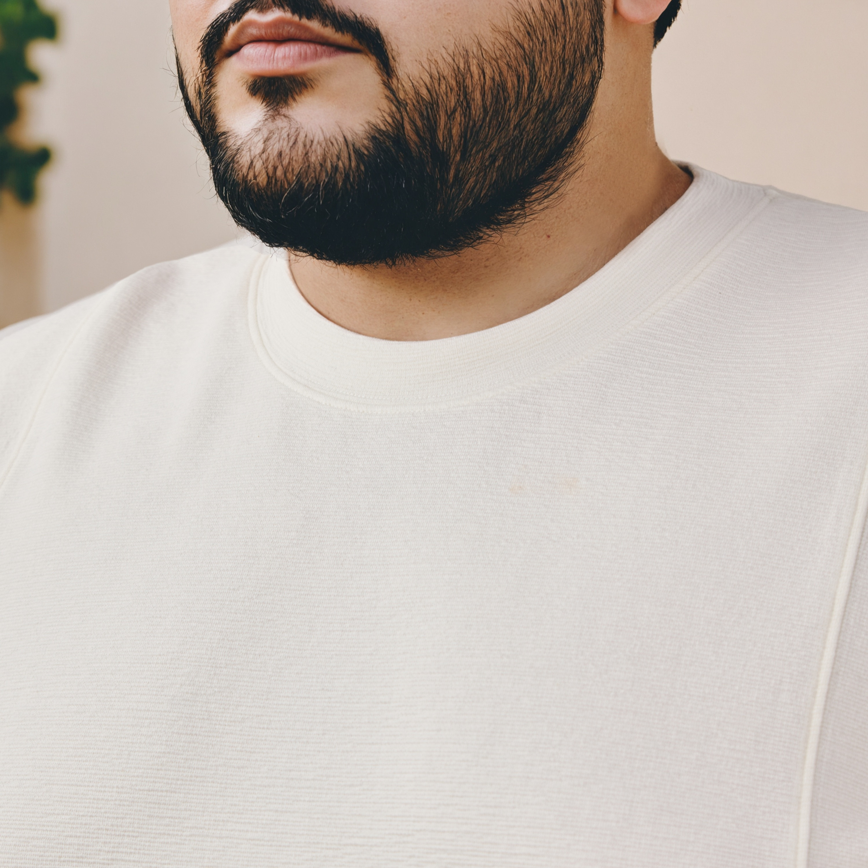 تيشيرت بارز الملمس مقاس كبير بقصة عادية-men-clothing-tshirtsandpolos-tshirts-image-4