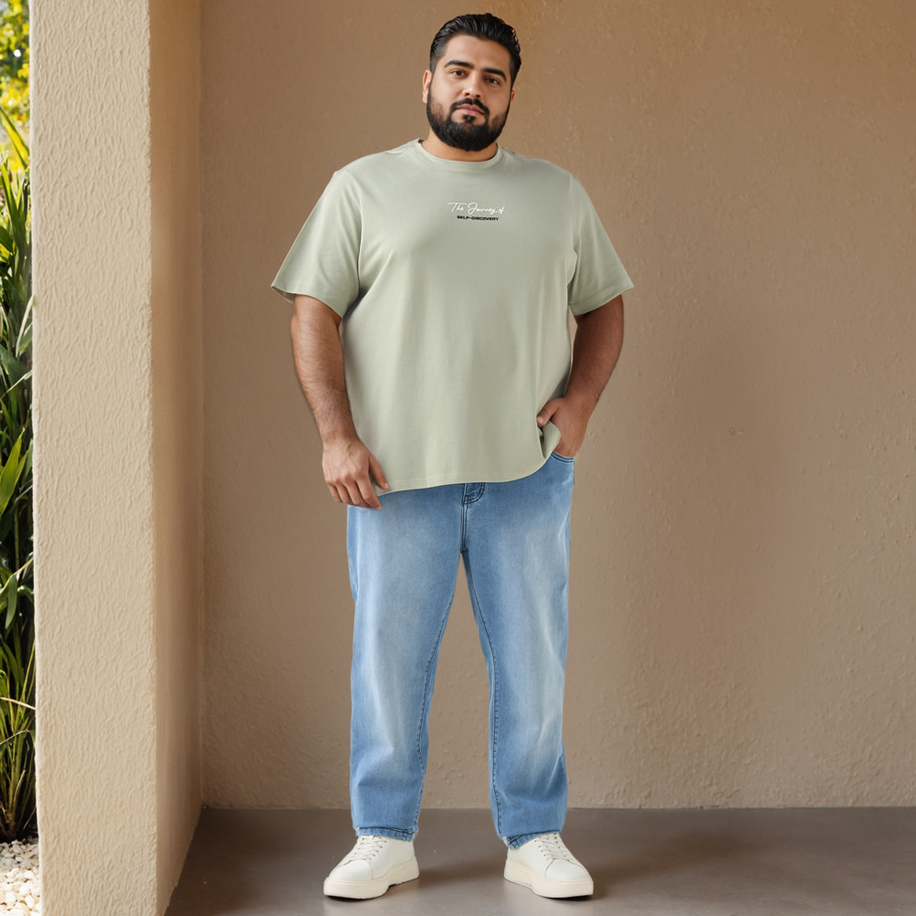 Plus Size Printed Core T-shirt with Crew Neck-men-clothing-tshirtsandpolos-tshirts-image-2