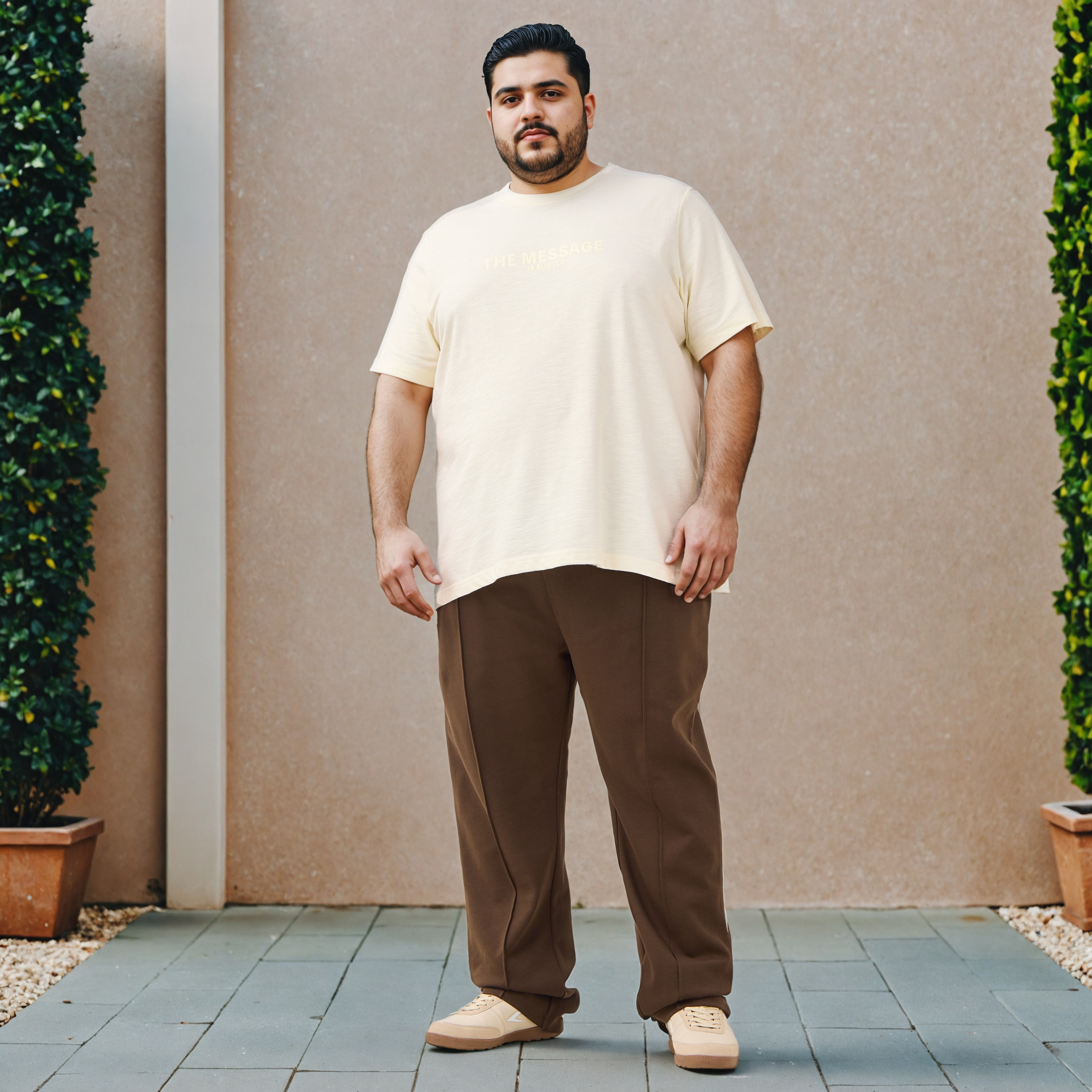 تيشيرت بمقاس كبير بتصاميم متعددة وبطبعات شعار-men-clothing-tshirtsandpolos-tshirts-image-2