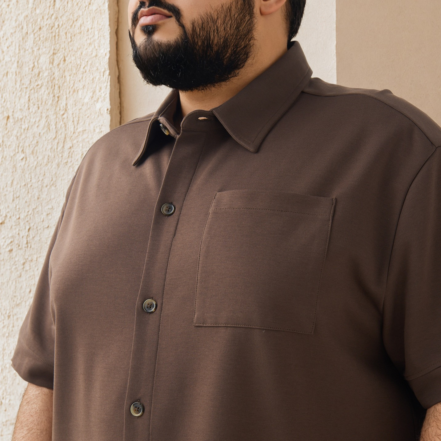 قميص مقاس كبير بقصة عادية-men-clothing-shirts-image-4