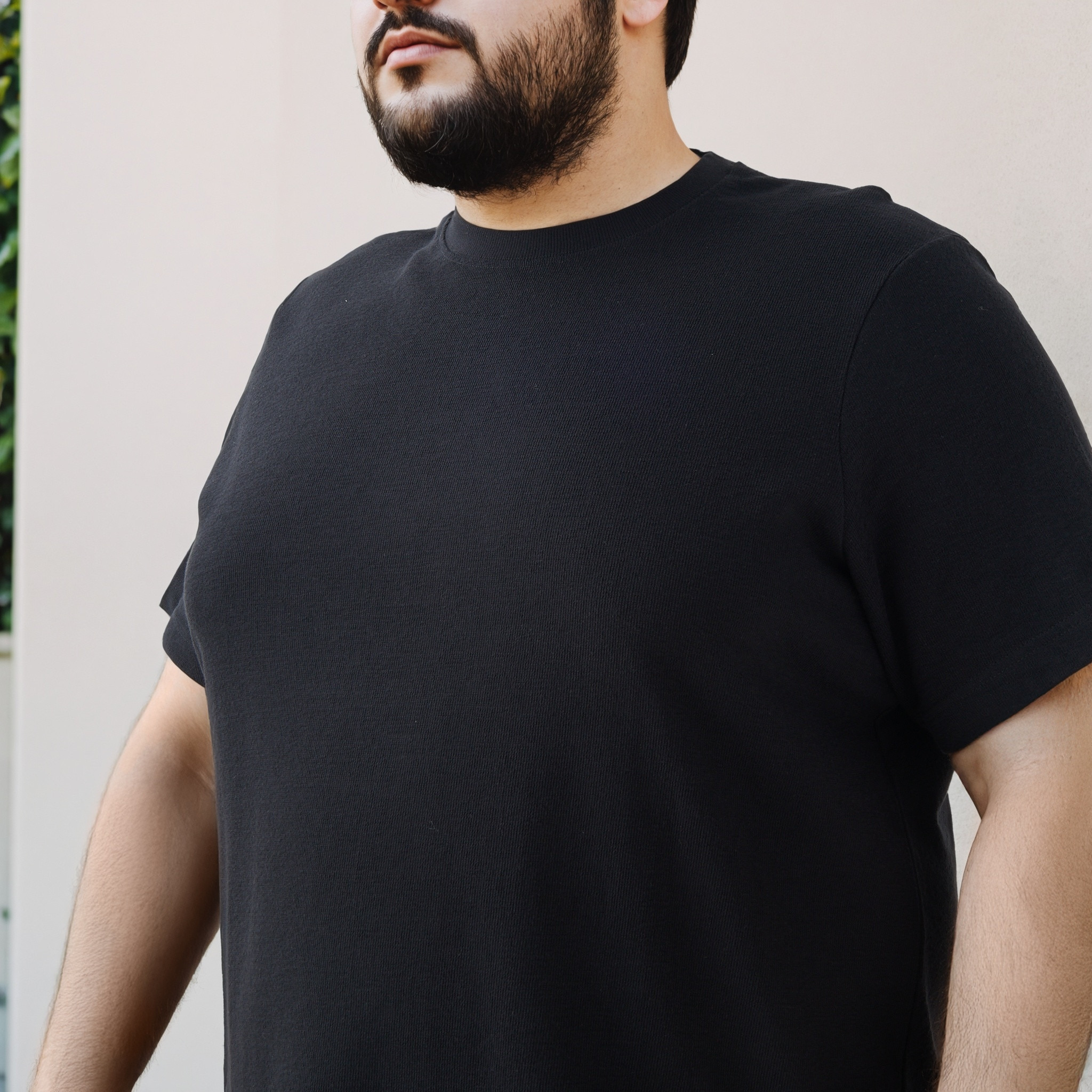 Plus Size Jacquard Textured Crew Neck T-shirt-men-clothing-tshirtsandpolos-tshirts-image-4