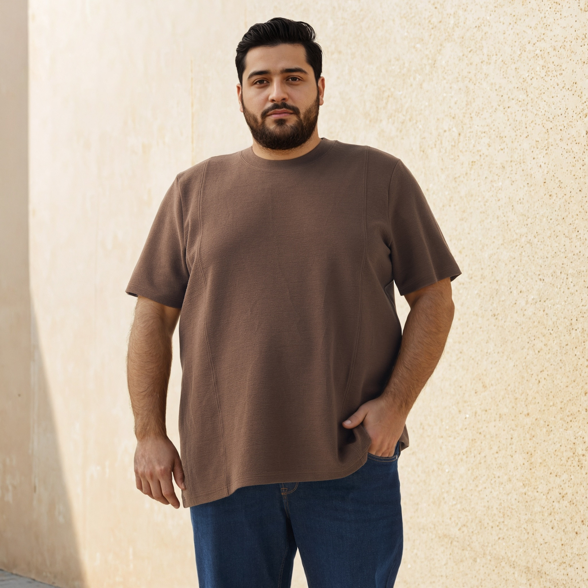 Plus Size Regular Fit T-shirt-men-clothing-tshirtsandpolos-tshirts-image-1