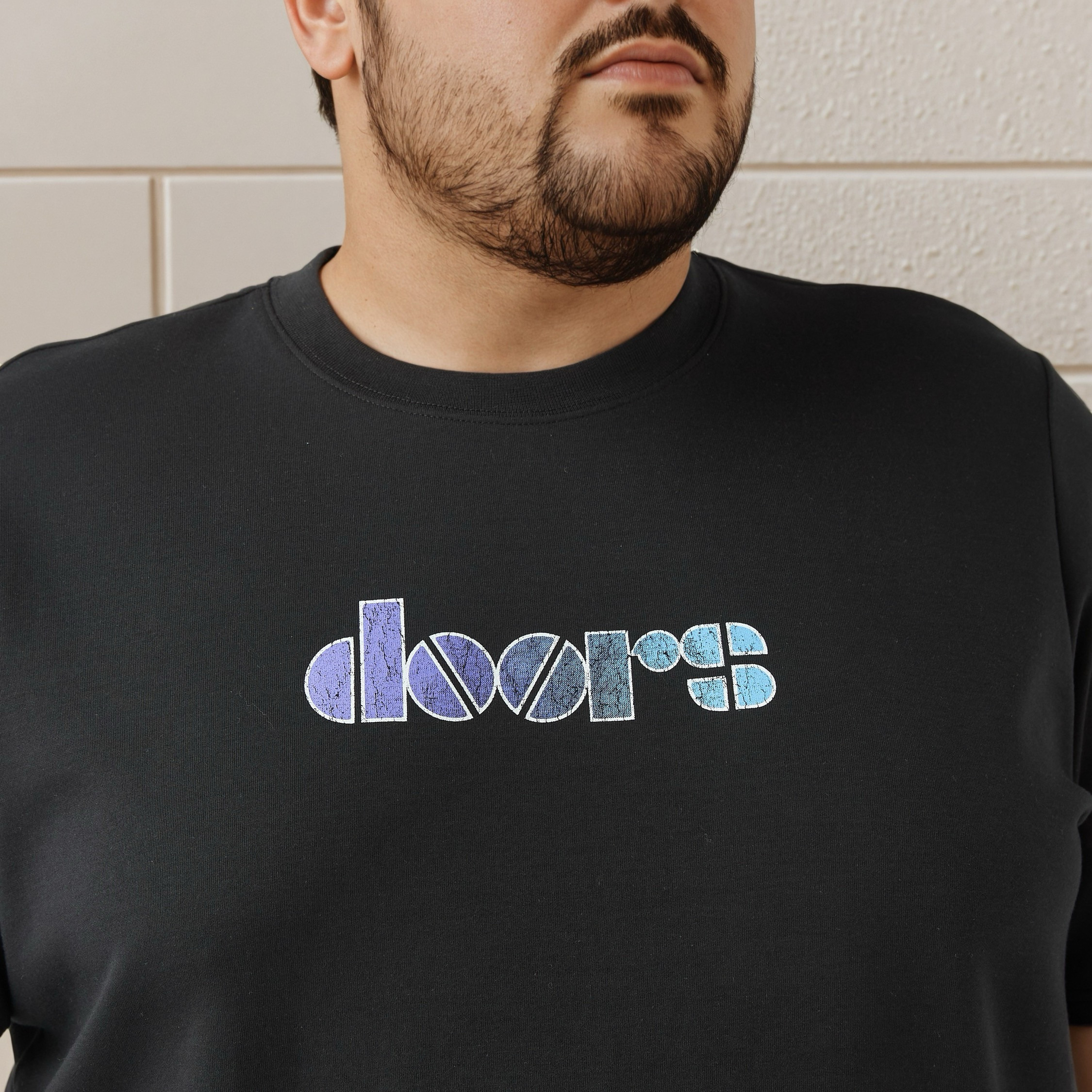 Plus Size The Doors Graphic Print T-shirt-men-clothing-tshirtsandpolos-tshirts-image-4