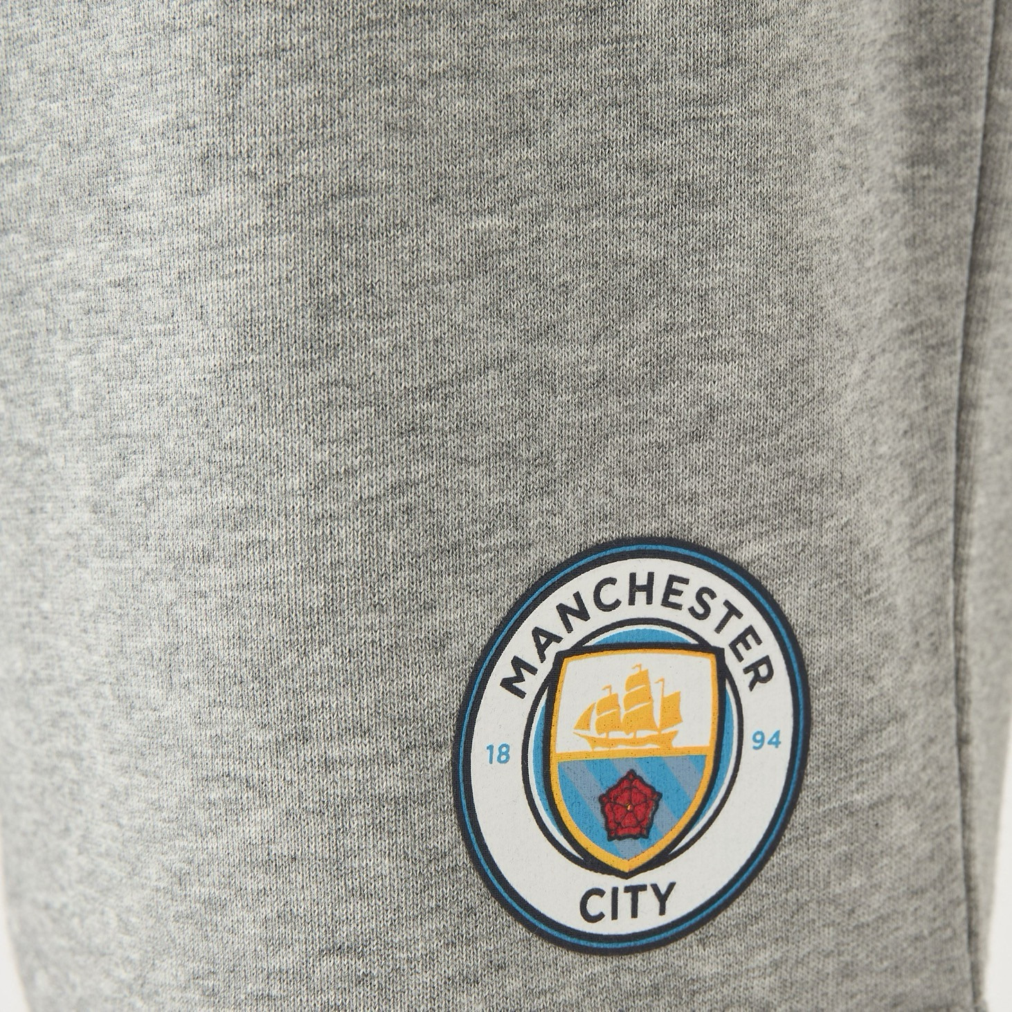 Plus Size Manchester City Print Flexi Waist Shorts-men-clothing-bottoms-shorts-image-5
