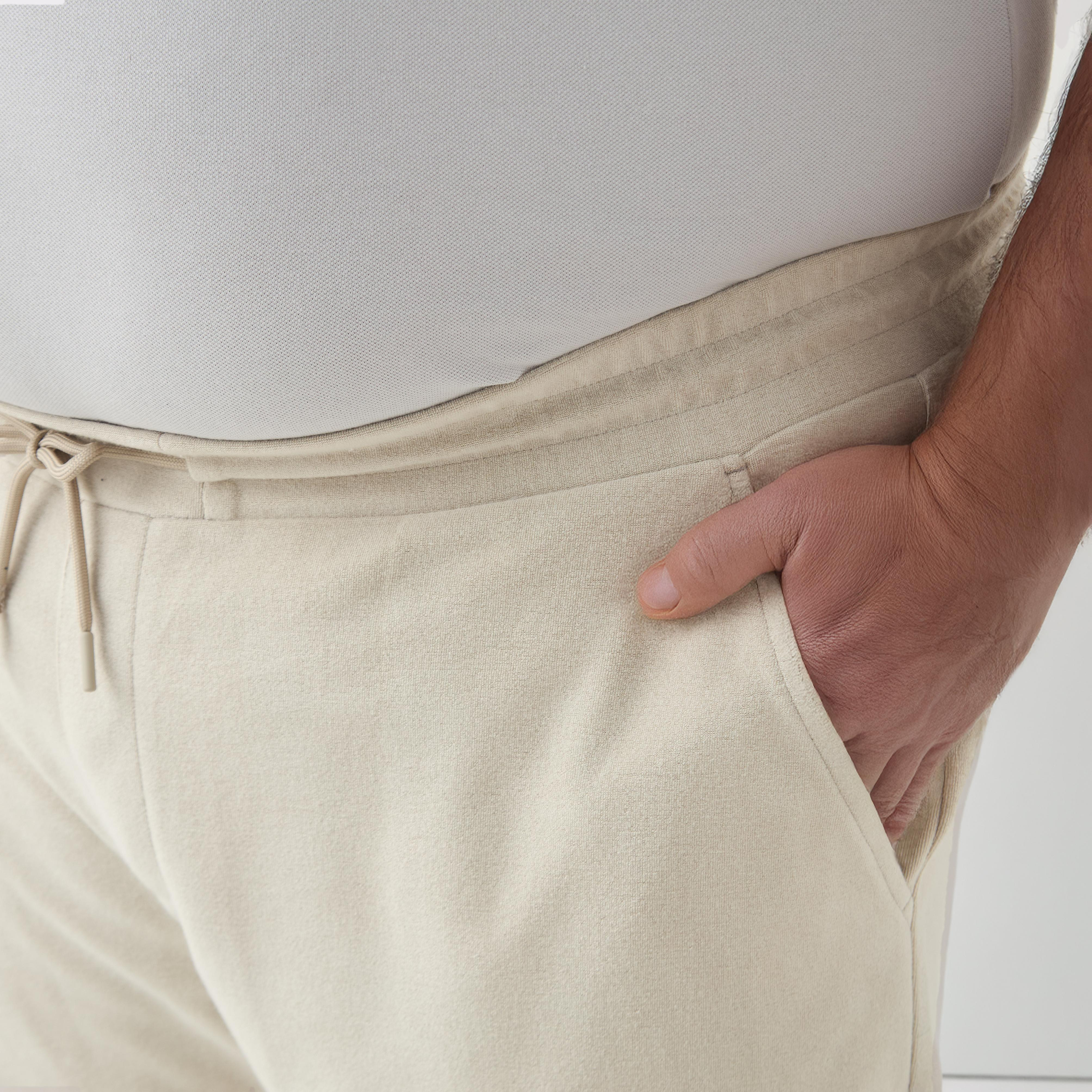 بنطلون رياضي بقصّة عادية وخصر مرن للرجال-men-clothing-bottoms-joggers-image-4
