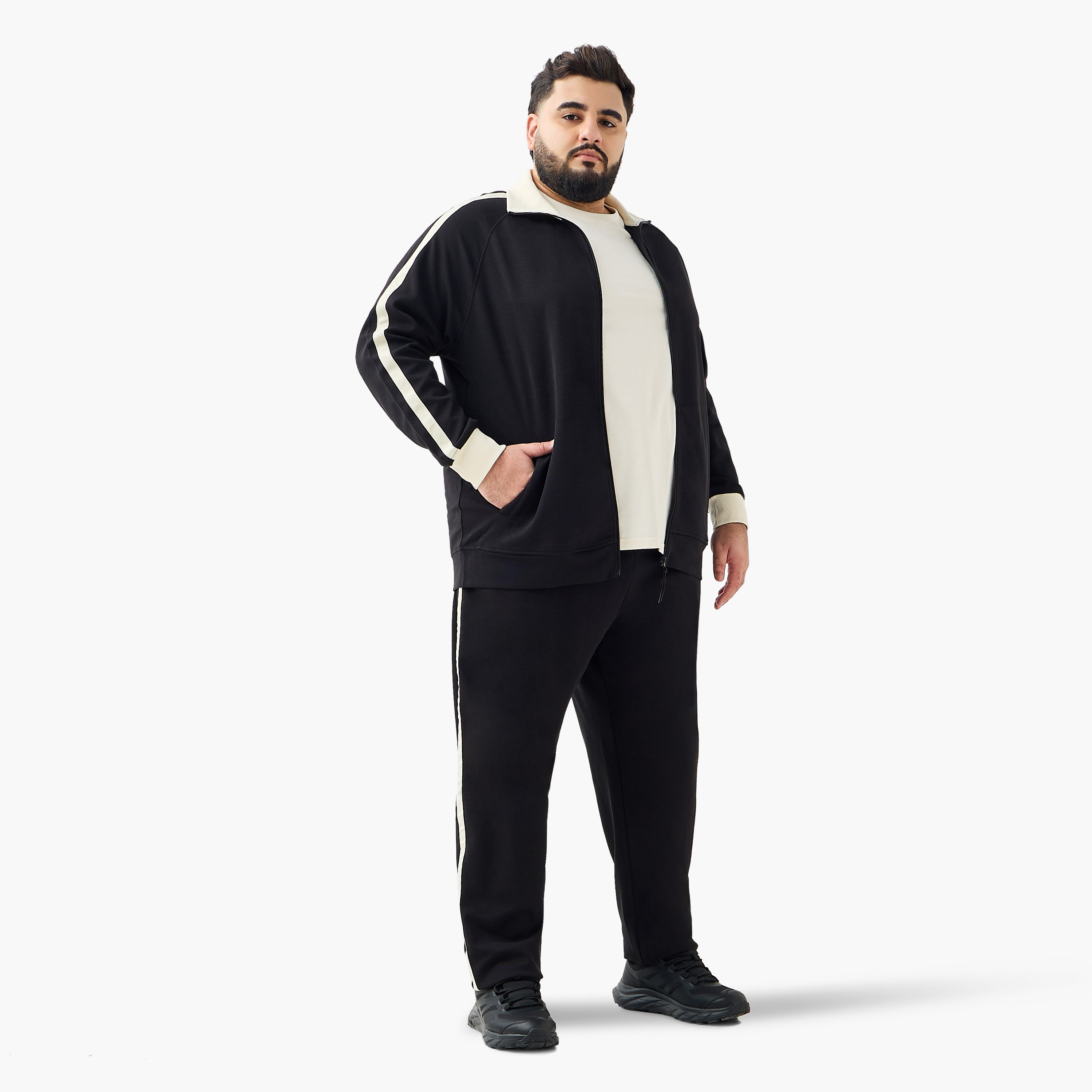 Men Tape Detail Longline Jacket-men-clothing-jacketsandblazers-jackets-image-2